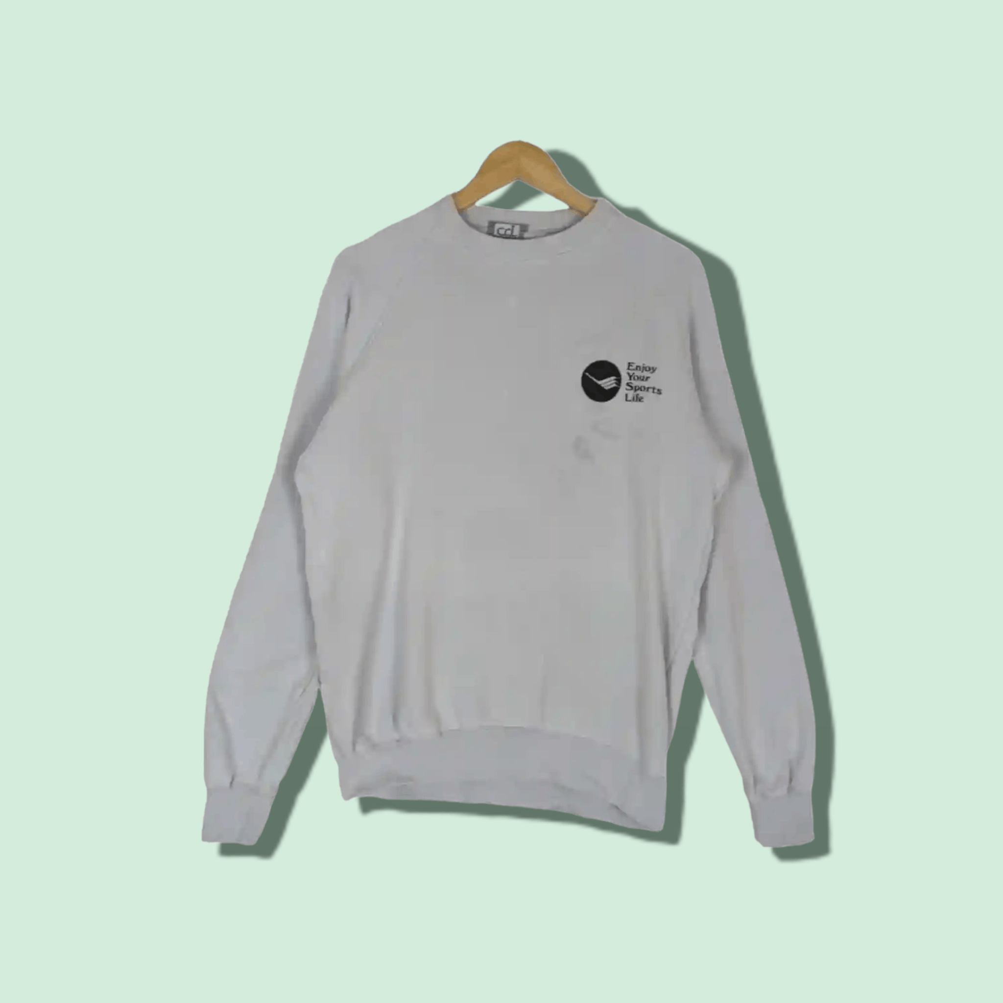 Japanese Brand Japan CCI Sportswear Crewneck Jumper Sweatshirt Size US M / EU 48-50 / 2 - 1 Thumbnail