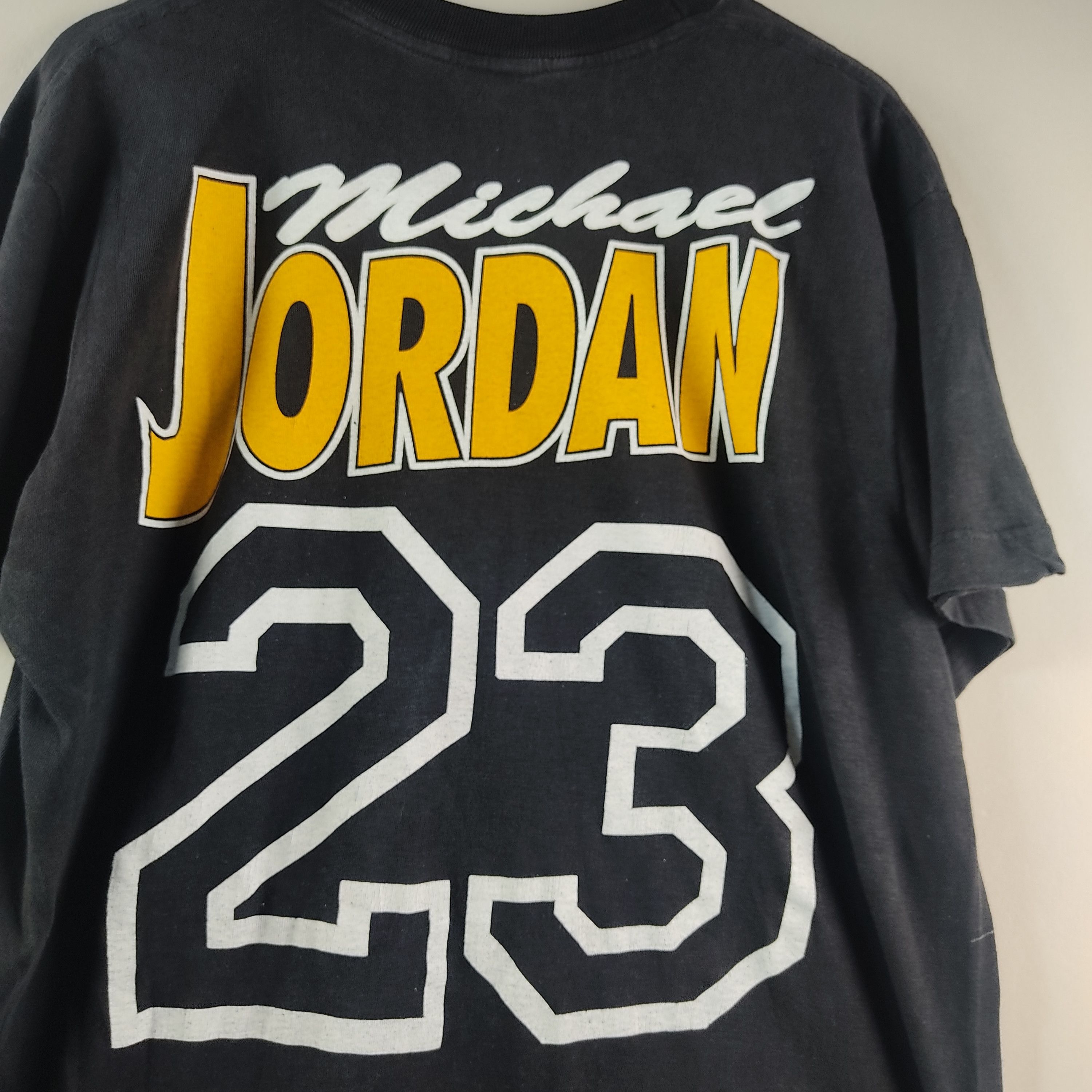NBA × Rap Tees × Vintage 90's Michael Jordan Chicago Bulls Raptee Size US XL / EU 56 / 4 - 3 Thumbnail