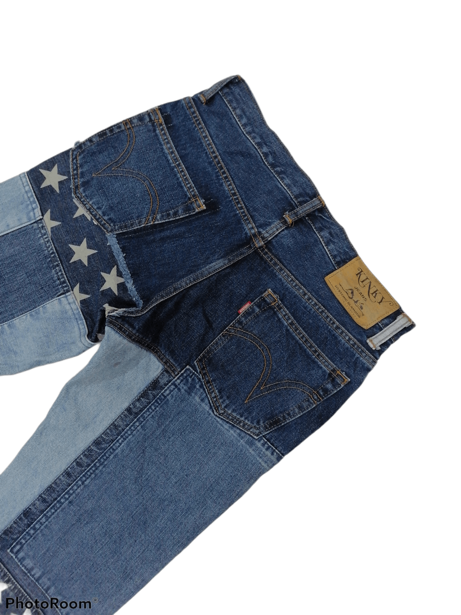 20471120 × Hysteric Glamour FLARED🔥Hysteric Glamour Patchwork Denim Pants⚡⚡⚡ Size US 30 / EU 46 - 10 Thumbnail