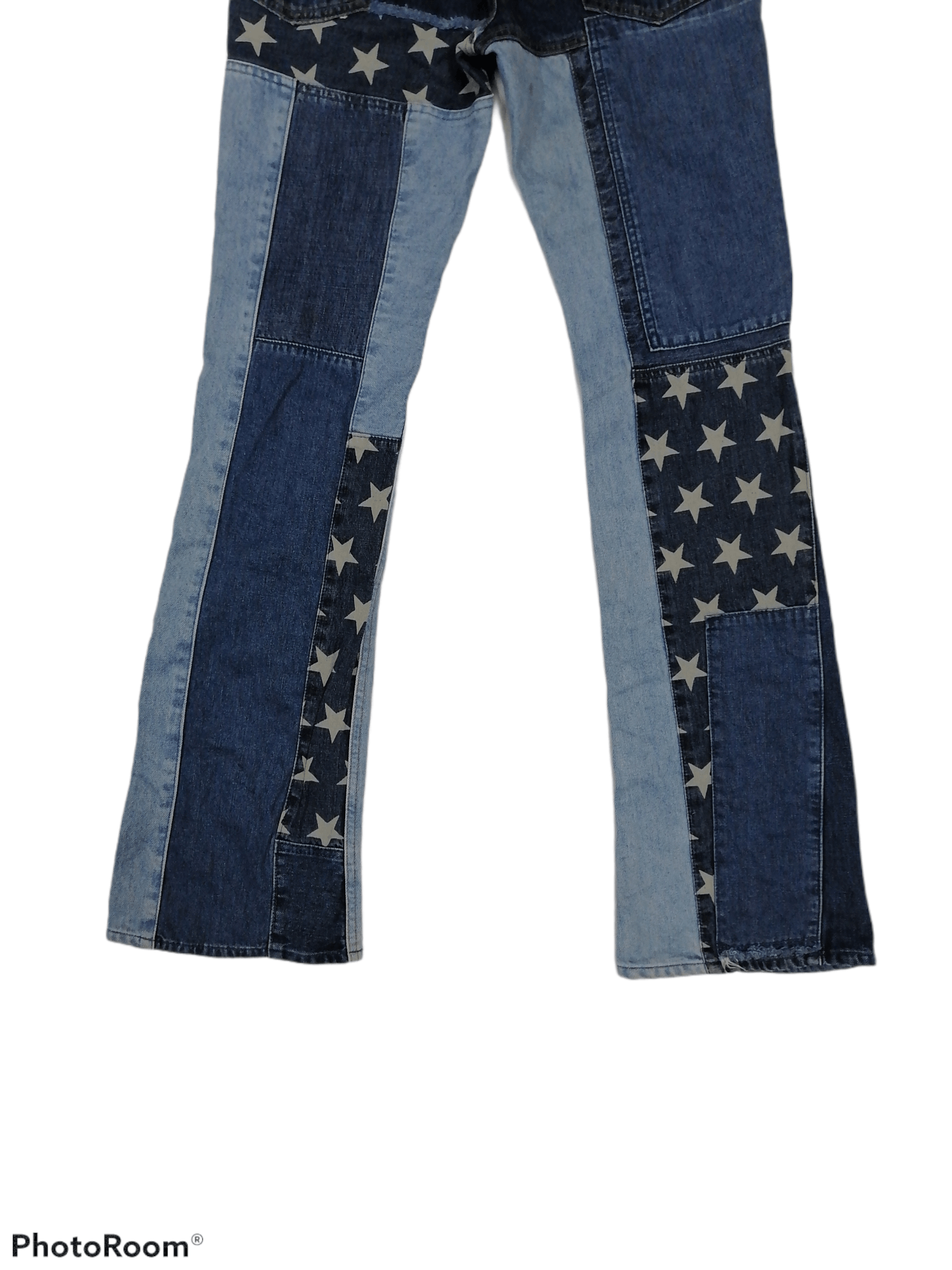 20471120 × Hysteric Glamour FLARED🔥Hysteric Glamour Patchwork Denim Pants⚡⚡⚡ Size US 30 / EU 46 - 9 Thumbnail