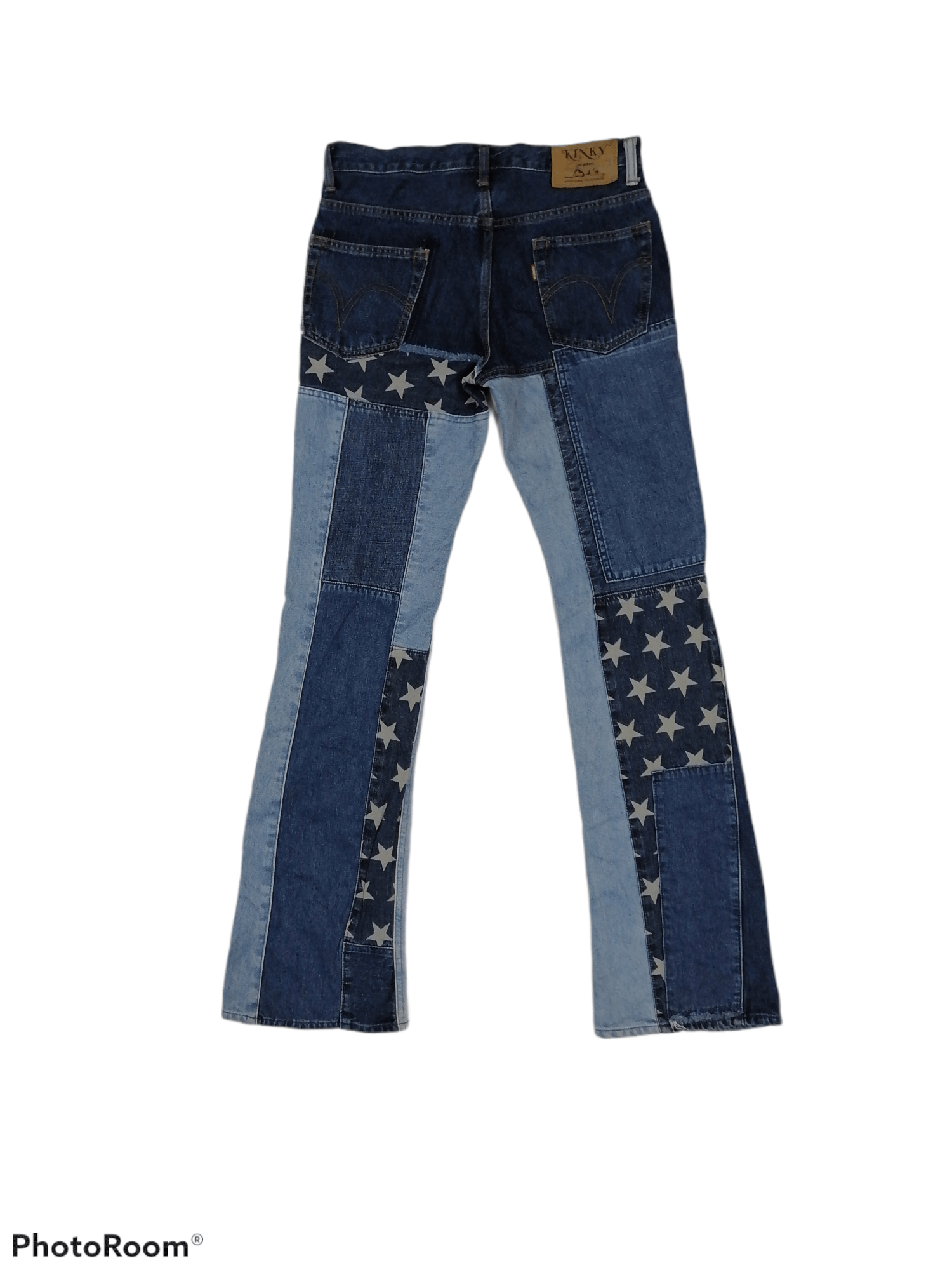 20471120 × Hysteric Glamour FLARED🔥Hysteric Glamour Patchwork Denim Pants⚡⚡⚡ Size US 30 / EU 46 - 8 Thumbnail