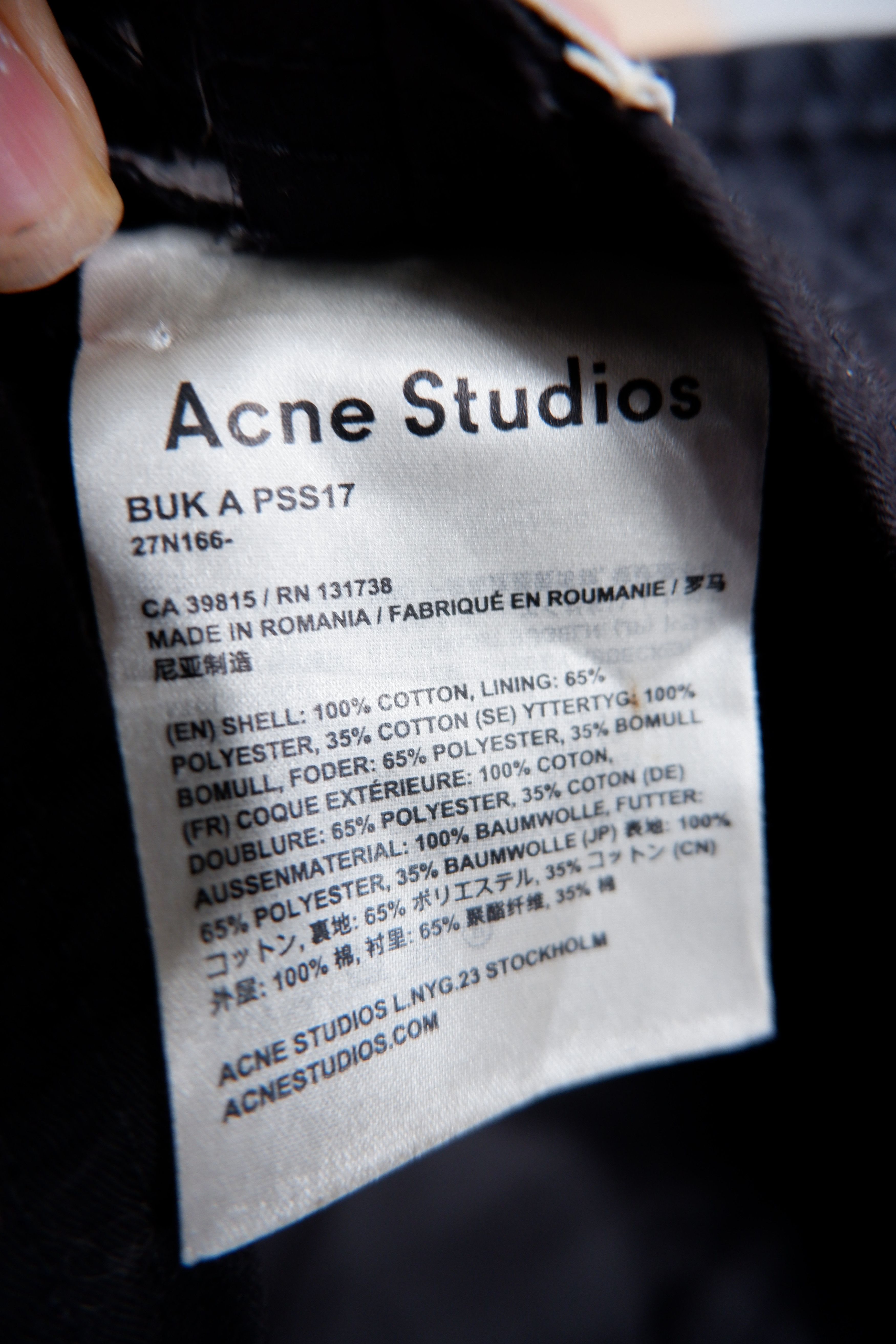 Acne Studios 2017 Acne Studios Buk A Bucket Hat ( 54cm) Size ONE SIZE - 5 Thumbnail