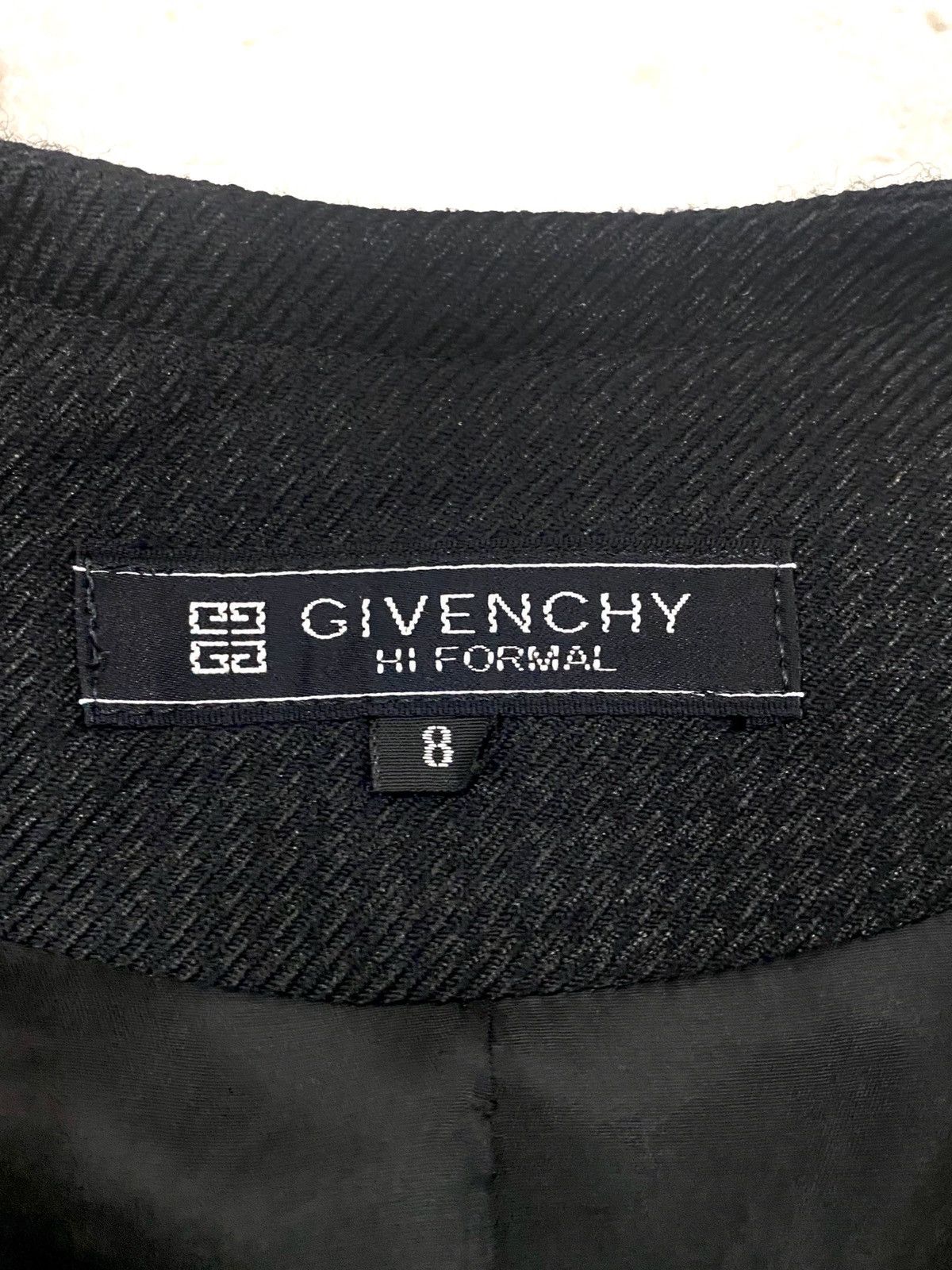 Designer × Givenchy VINTAGE GIVENCHY CROP TOP JACKET CARDIGAN ONE BUTTON STYLE Size S / US 4 / IT 40 - 13 Thumbnail