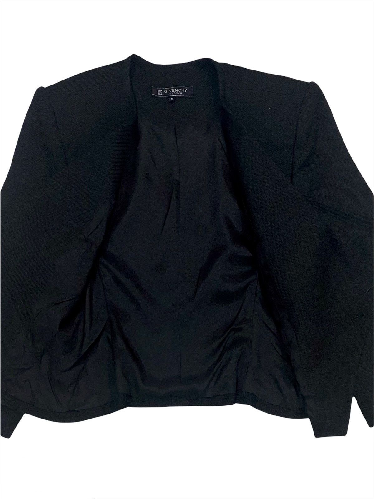 Designer × Givenchy VINTAGE GIVENCHY CROP TOP JACKET CARDIGAN ONE BUTTON STYLE Size S / US 4 / IT 40 - 8 Thumbnail