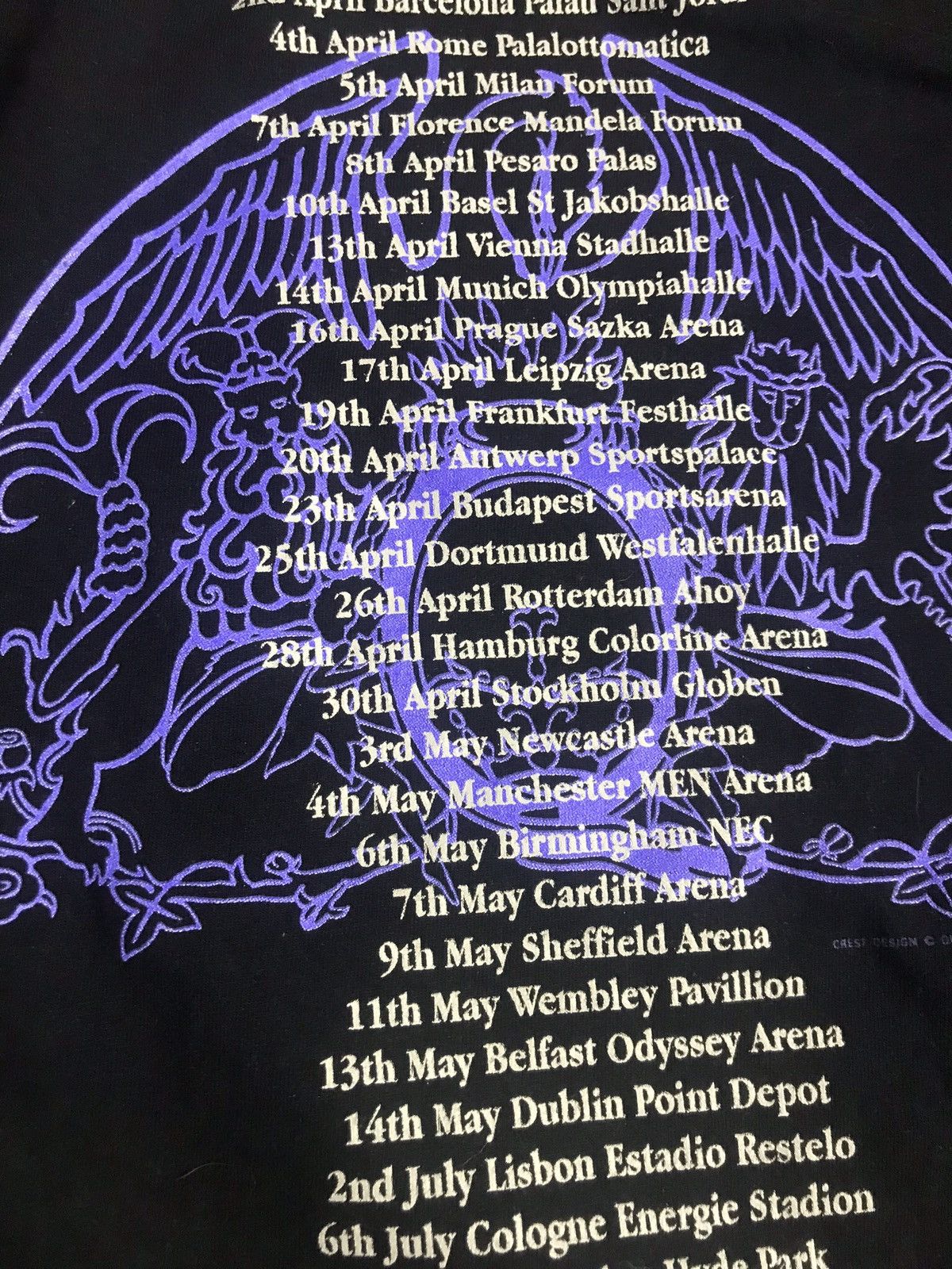 Vintage Queen + Paul Roger 1975 tour Reprint t-shirt Size US M / EU 48-50 / 2 - 6 Thumbnail