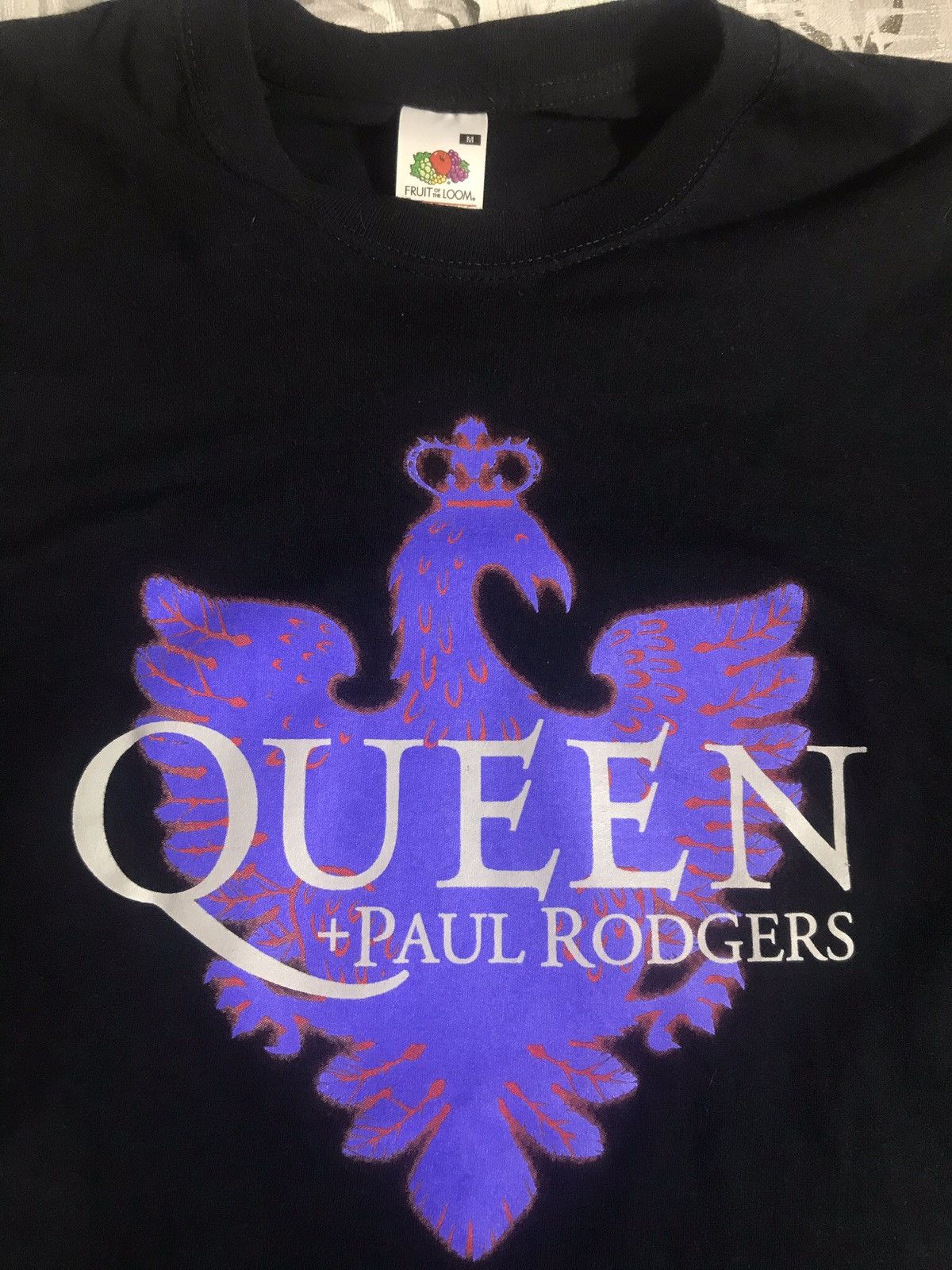 Vintage Queen + Paul Roger 1975 tour Reprint t-shirt Size US M / EU 48-50 / 2 - 3 Thumbnail