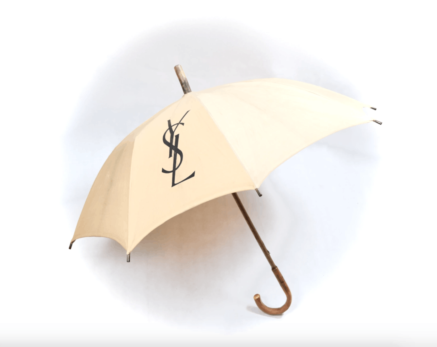 Yves Saint Laurent YSL Wood Umbrella Size ONE SIZE - 1 Thumbnail