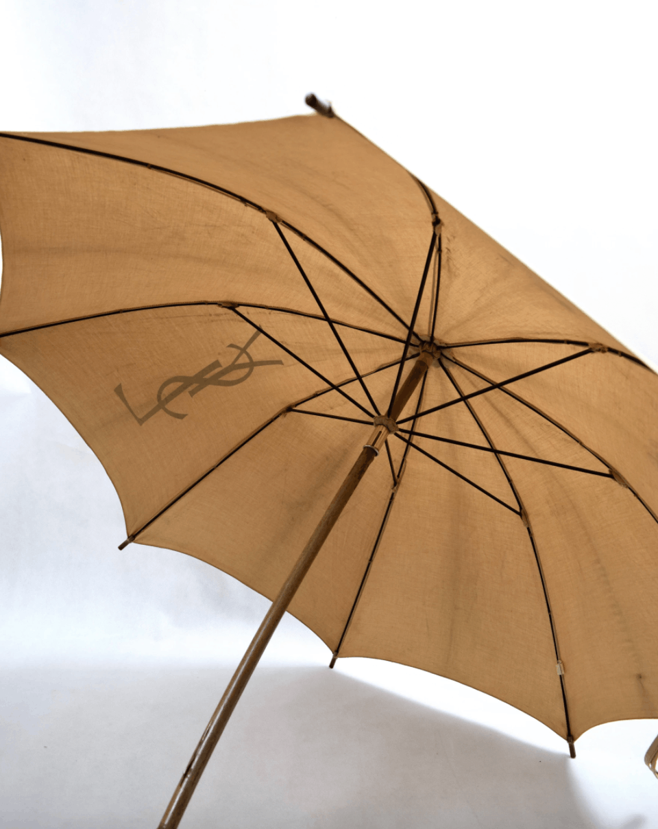 Yves Saint Laurent YSL Wood Umbrella Size ONE SIZE - 2 Thumbnail