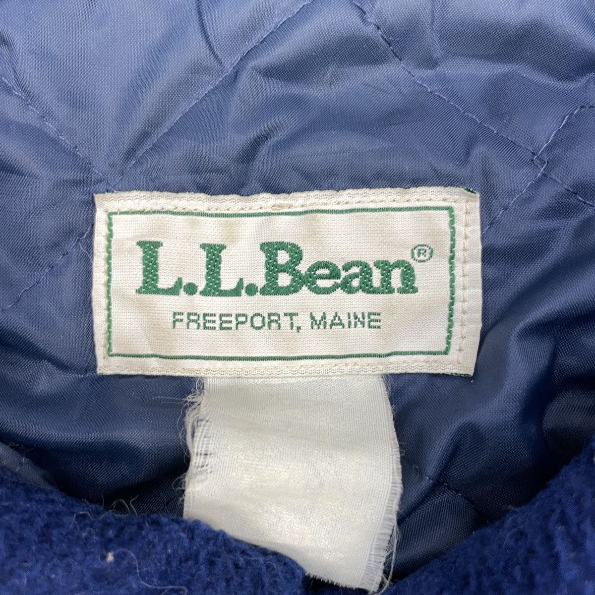 L.L. Bean Vintage 80s L.L.Bean Fleece Button Up Jacket Size US L / EU 52-54 / 3 - 5 Thumbnail