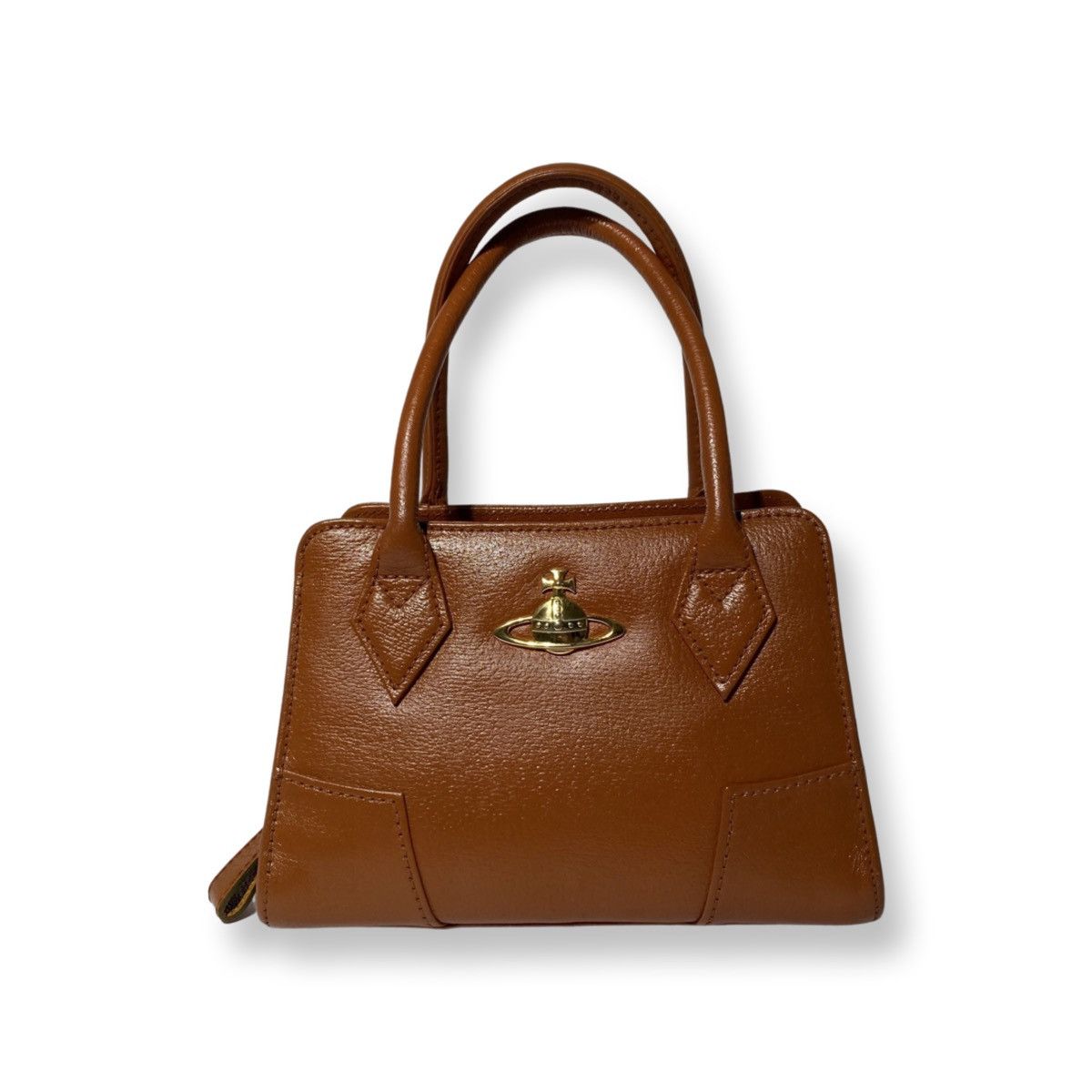 VIVIENNE WESTWOOD leather orb hanbag