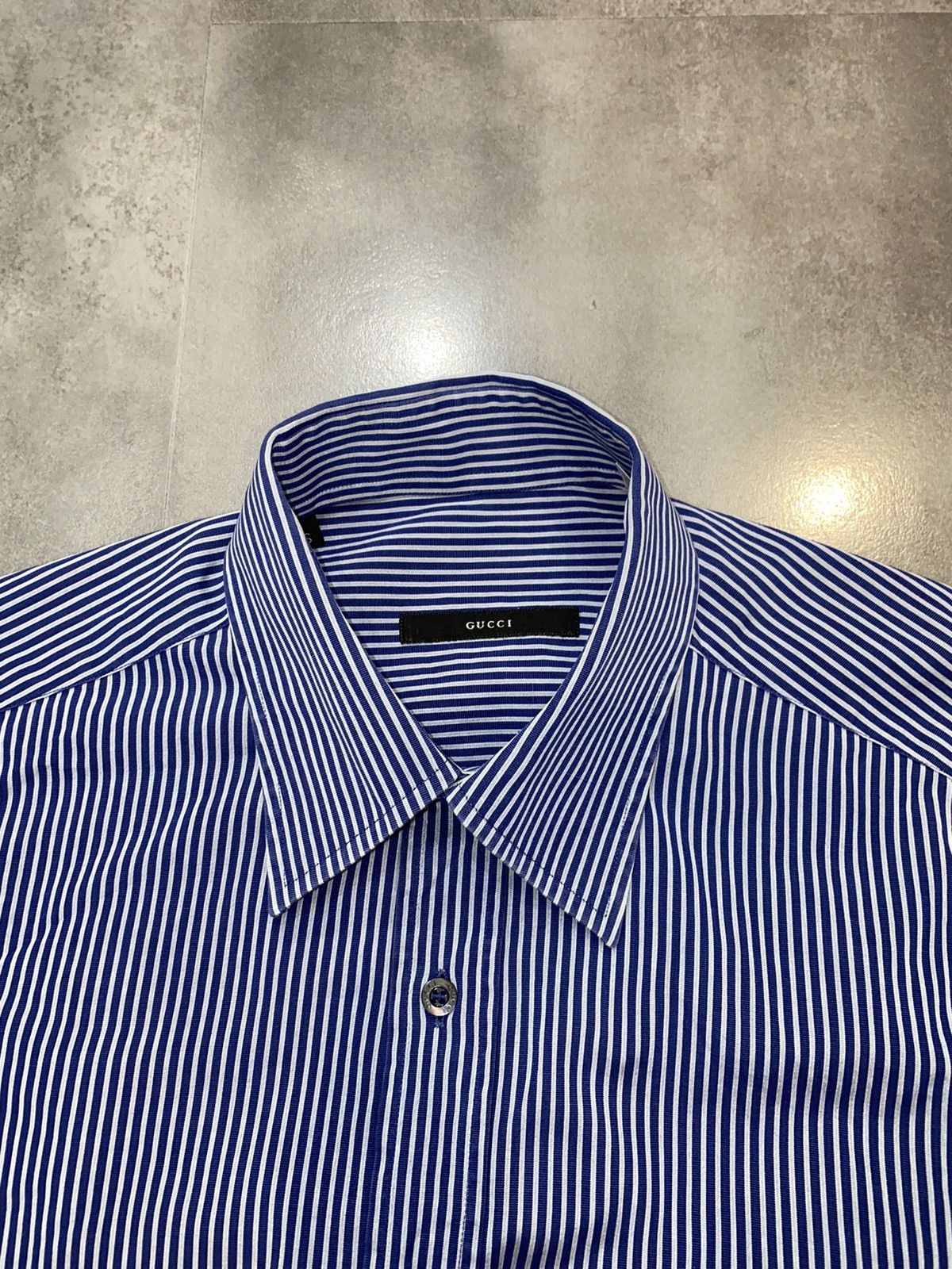 Gucci Gucci Striped Button Up Shirt Size US L / EU 52-54 / 3 - 9 Thumbnail