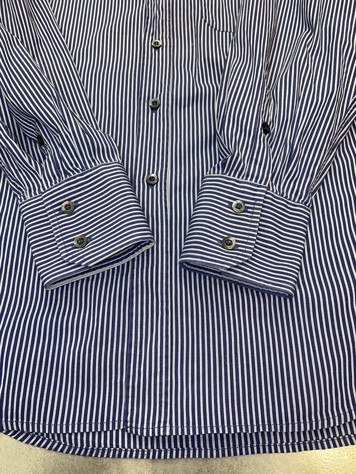 Gucci Gucci Striped Button Up Shirt Size US L / EU 52-54 / 3 - 10 Thumbnail