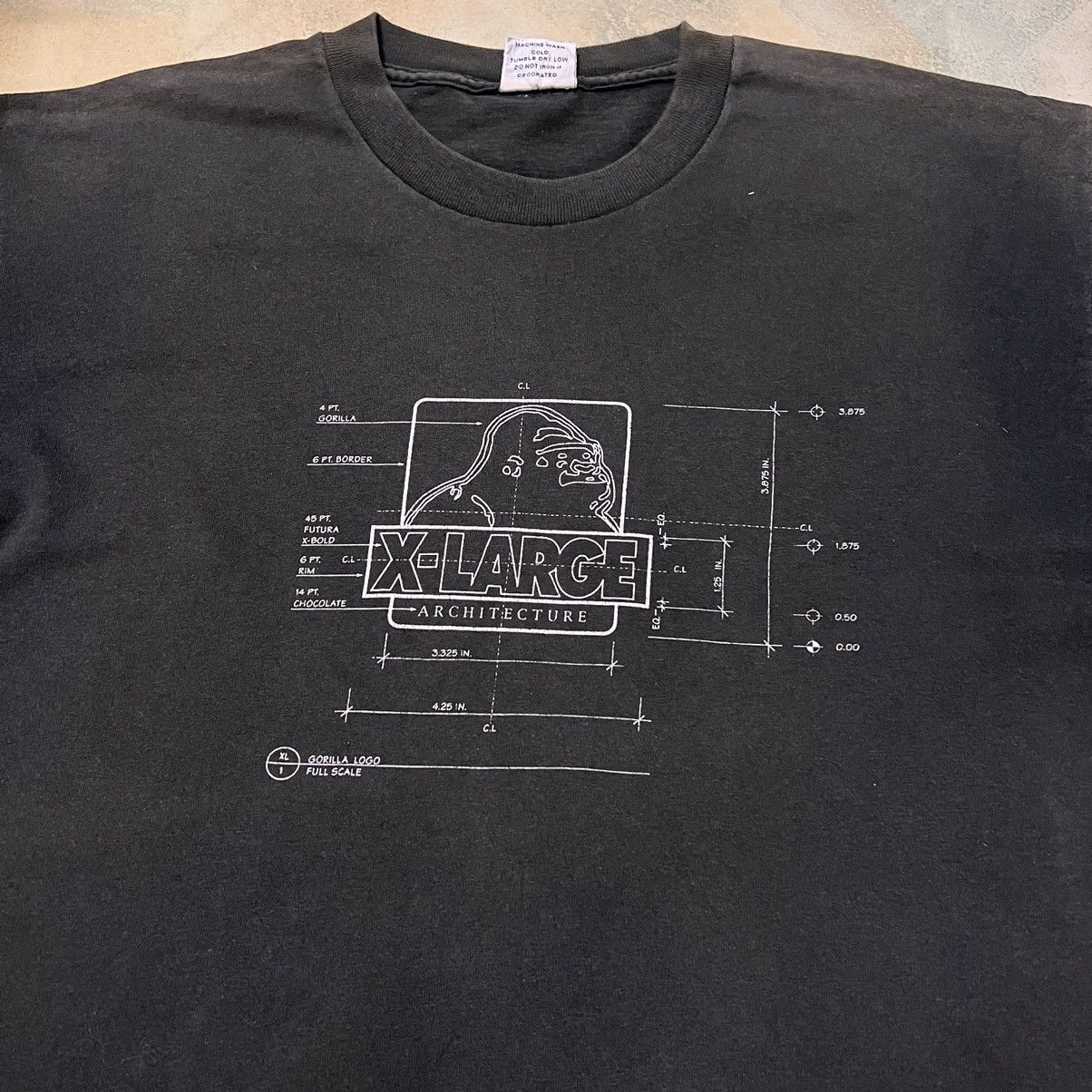 X-LARGE Vintage Xlarge T Shirt Big Logo Sun Faded Size US M / EU 48-50 / 2 - 5 Thumbnail