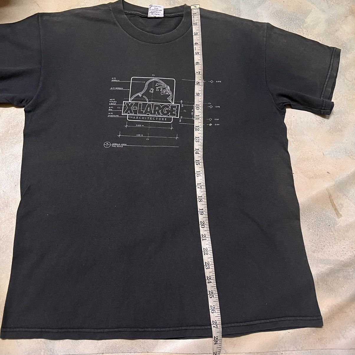 X-LARGE Vintage Xlarge T Shirt Big Logo Sun Faded Size US M / EU 48-50 / 2 - 10 Thumbnail