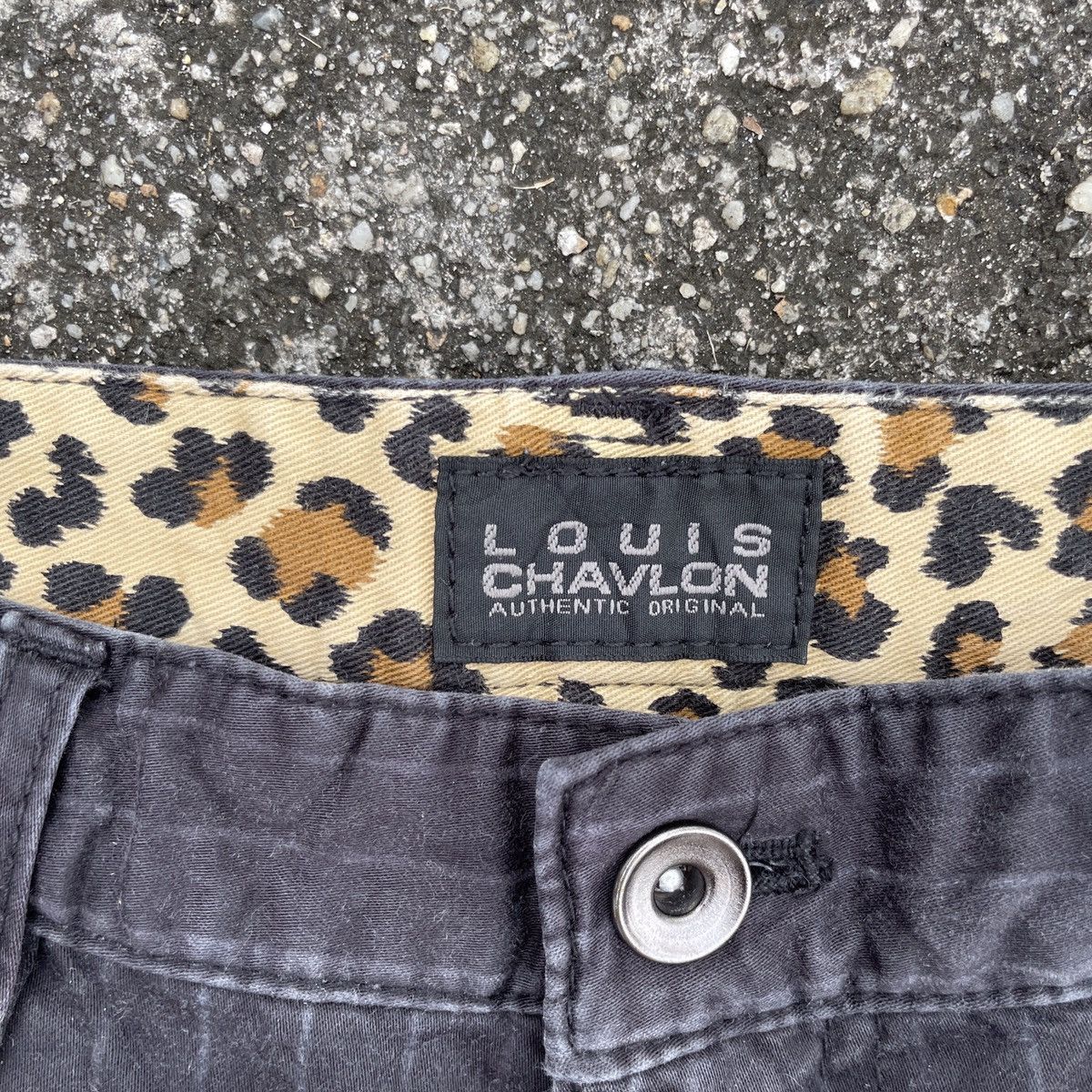 Japanese Brand Vintage Louis Chavlon Stripe Tactical Cargo Pants Size US 31 - 5 Thumbnail