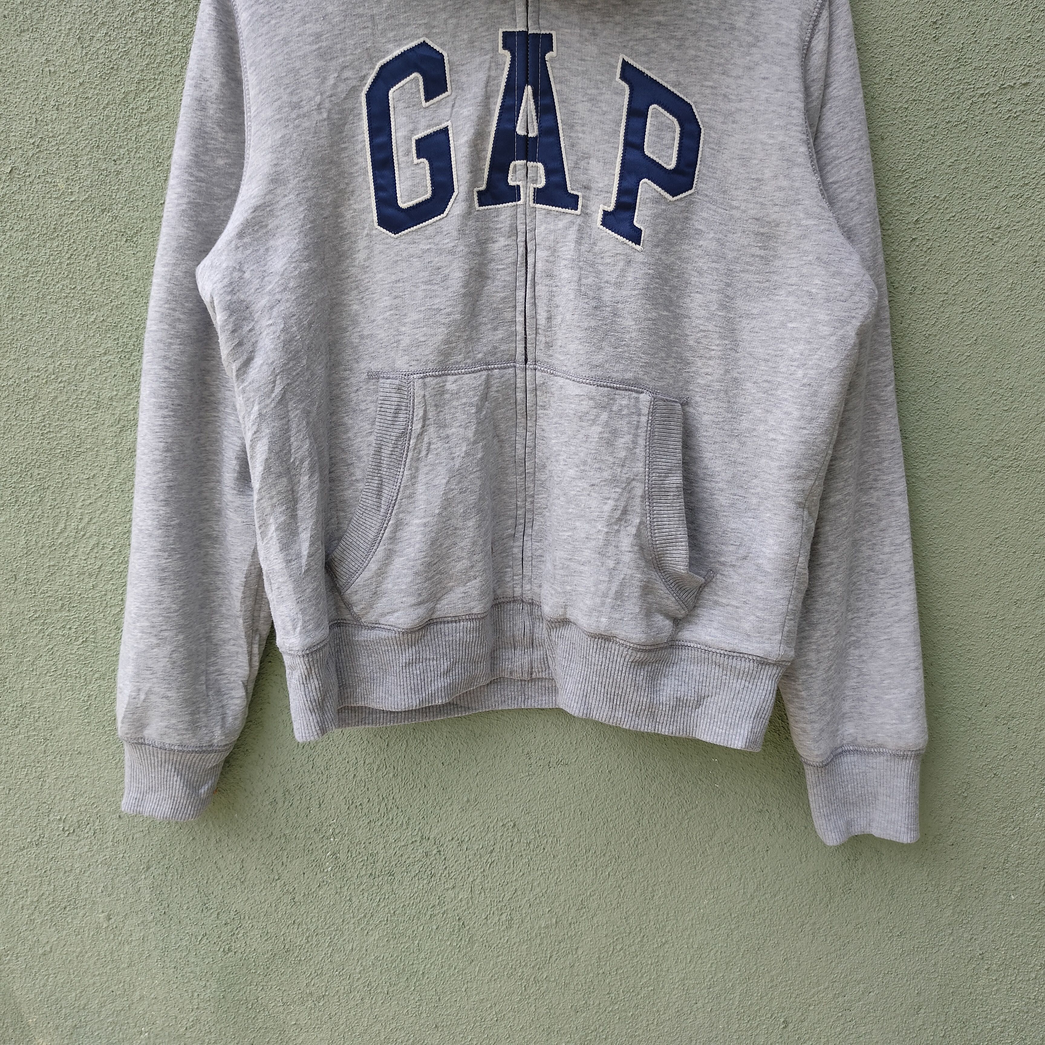 Gap Vintage Gap Sherpa Fleece Inside Zipper Hoodie Sweatshirt Size US L / EU 52-54 / 3 - 2 Thumbnail