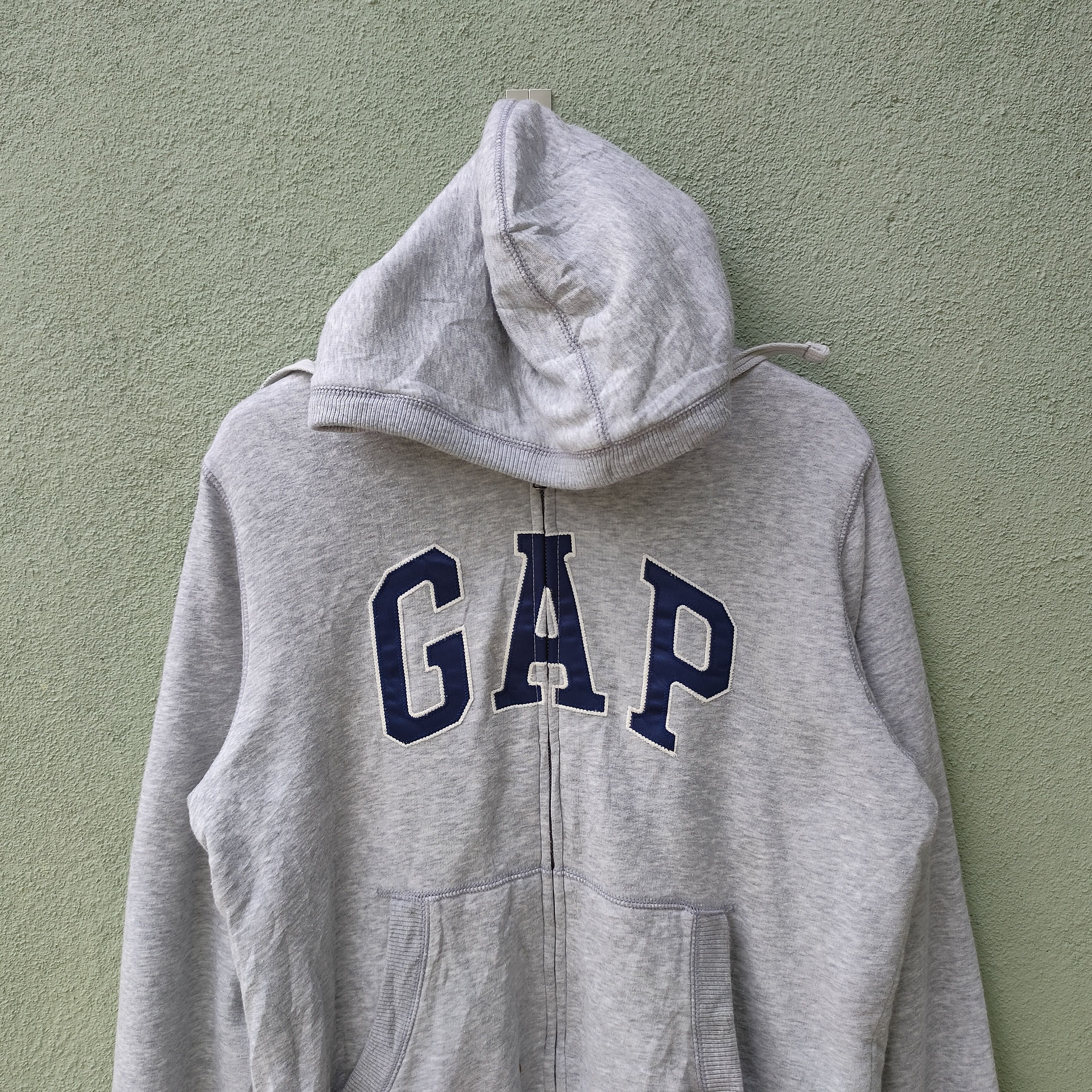 Gap Vintage Gap Sherpa Fleece Inside Zipper Hoodie Sweatshirt Size US L / EU 52-54 / 3 - 3 Thumbnail