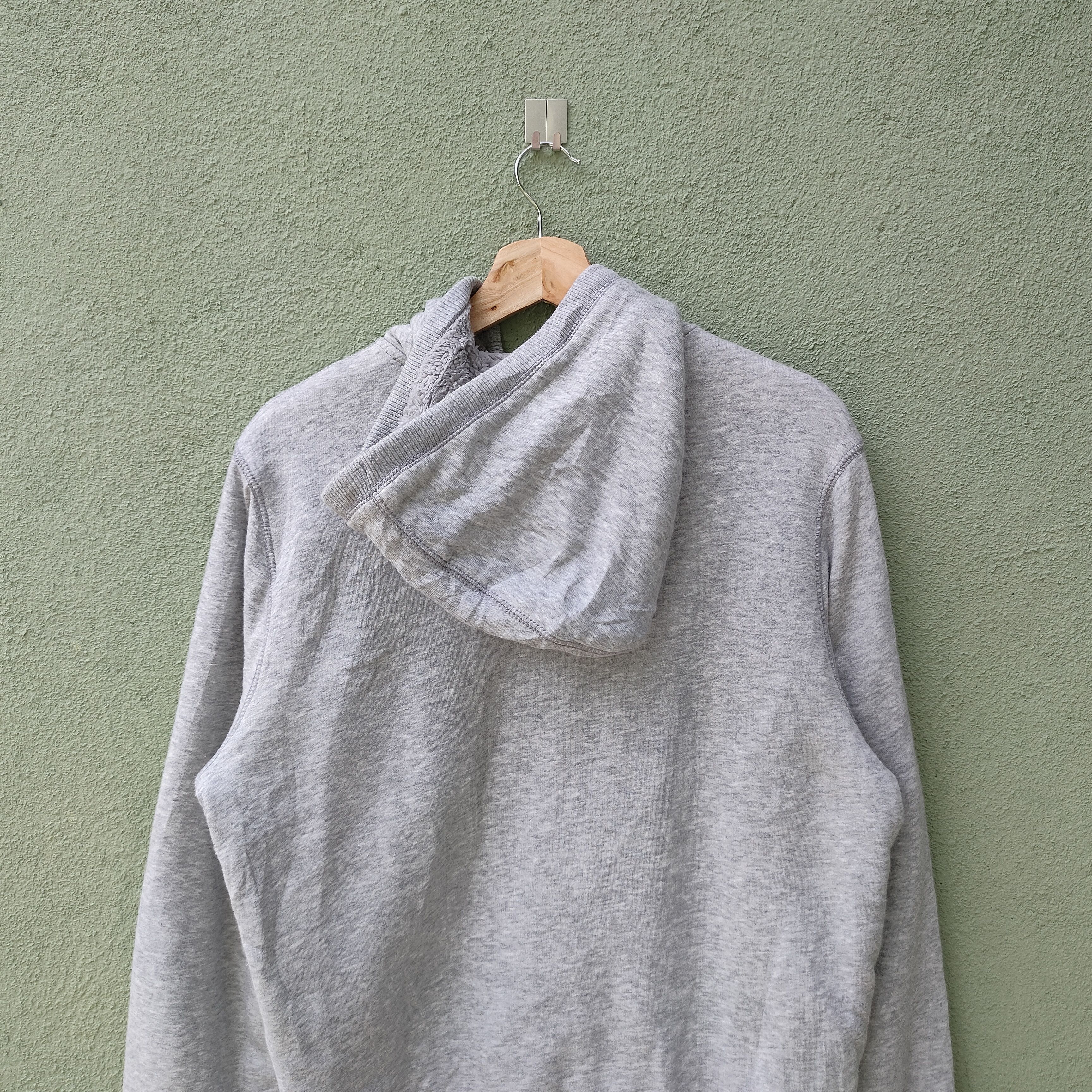 Gap Vintage Gap Sherpa Fleece Inside Zipper Hoodie Sweatshirt Size US L / EU 52-54 / 3 - 13 Thumbnail