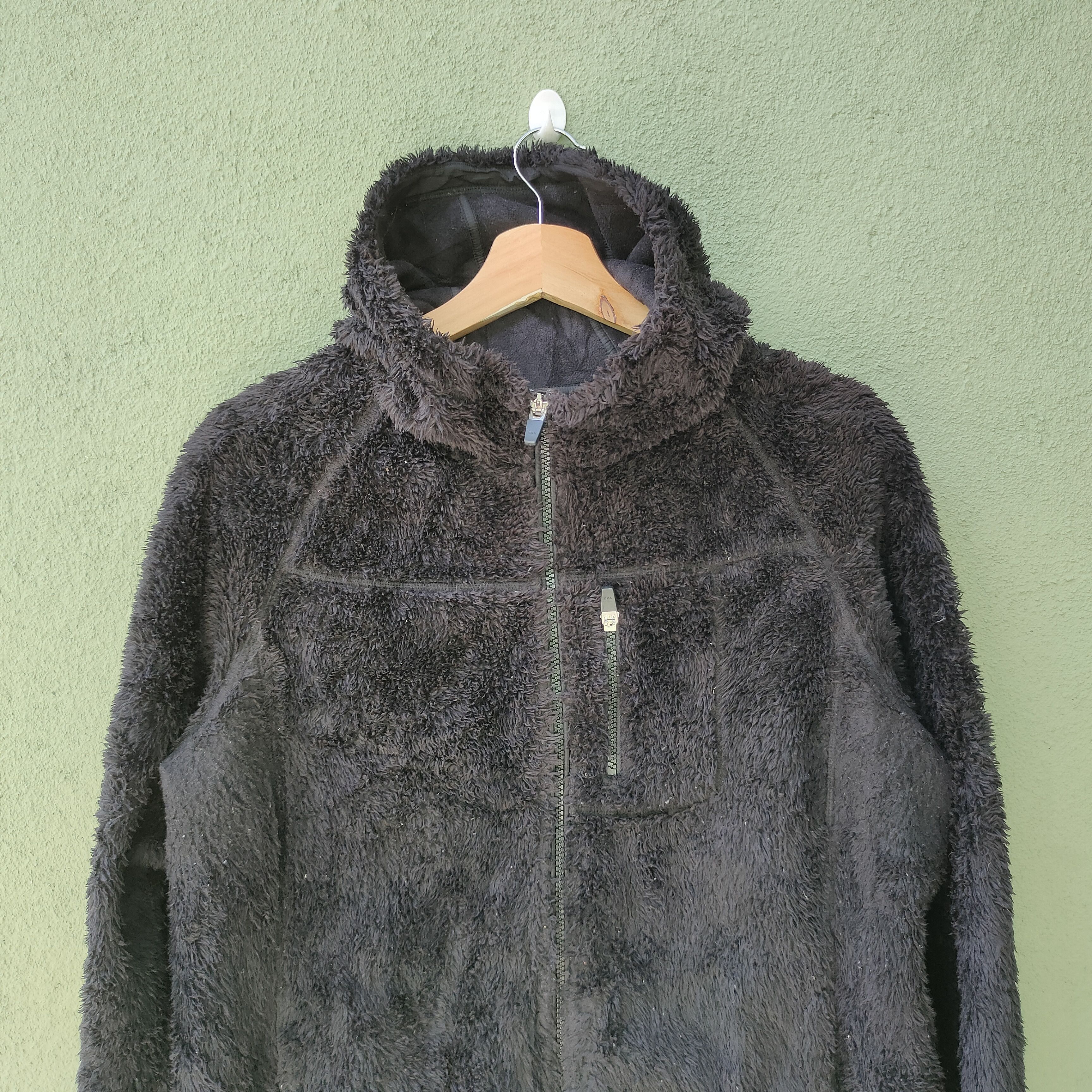 Japanese Brand Vintage Uniqlo Sherpa Fleece Zipper Hoodie Sweater Jacket Size US M / EU 48-50 / 2 - 4 Thumbnail