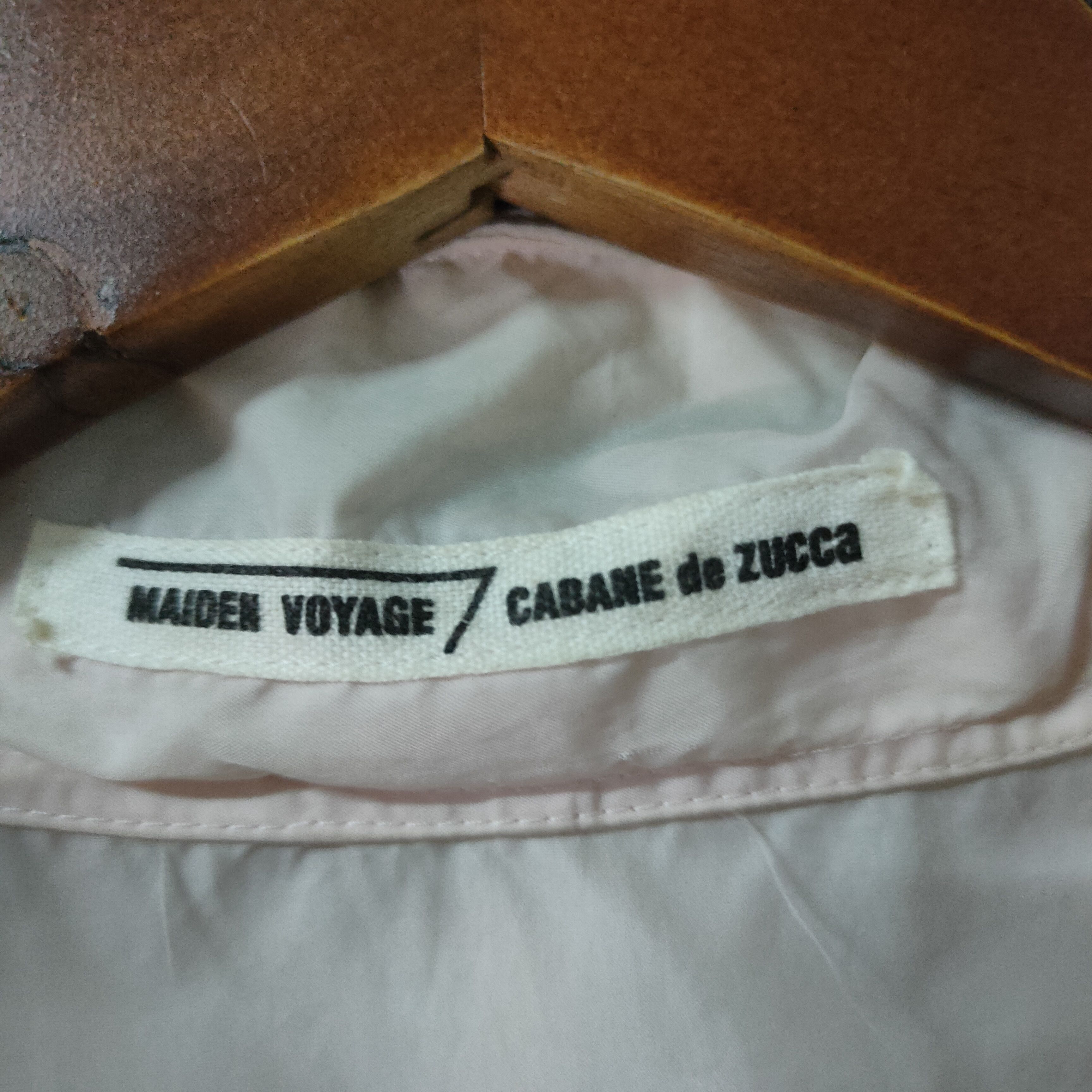 CABANE de ZUCCa × Issey Miyake × Japanese Brand Vintage MAIDEN VOYAGE CABANE DE ZUCCA HODDIE SWEATER JACKET Size US XL / EU 56 / 4 - 12 Thumbnail