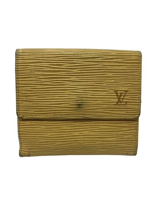 Louis Vuitton Tassil Yellow Epi Leather Elise Wallet Louis Vuitton