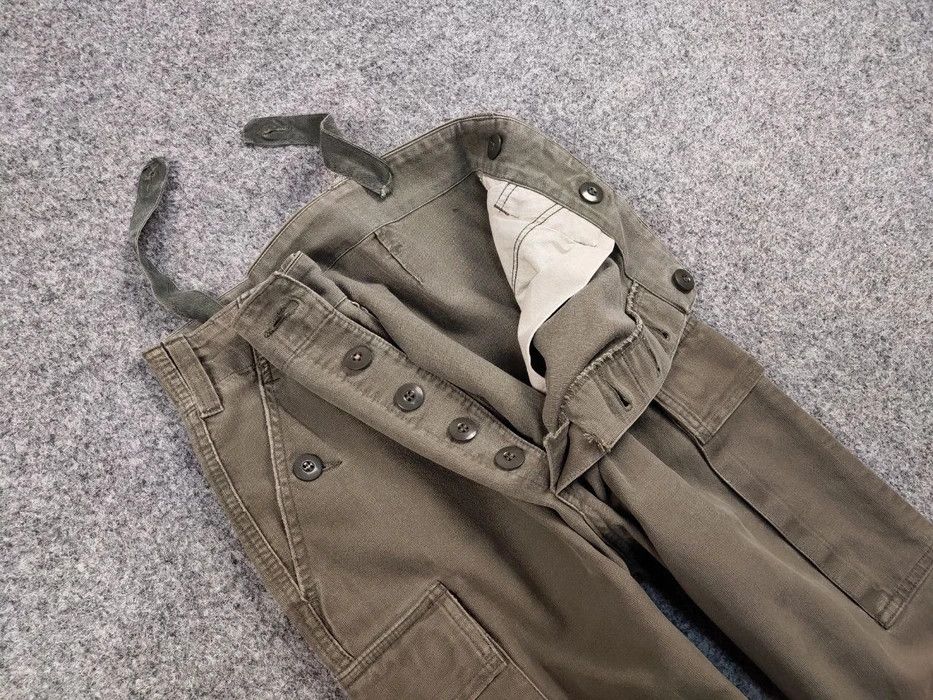 Japanese Brand 🔴 Vintage 80's German Army Military Cargo Trousers Pants Size US 34 / EU 50 - 8 Thumbnail