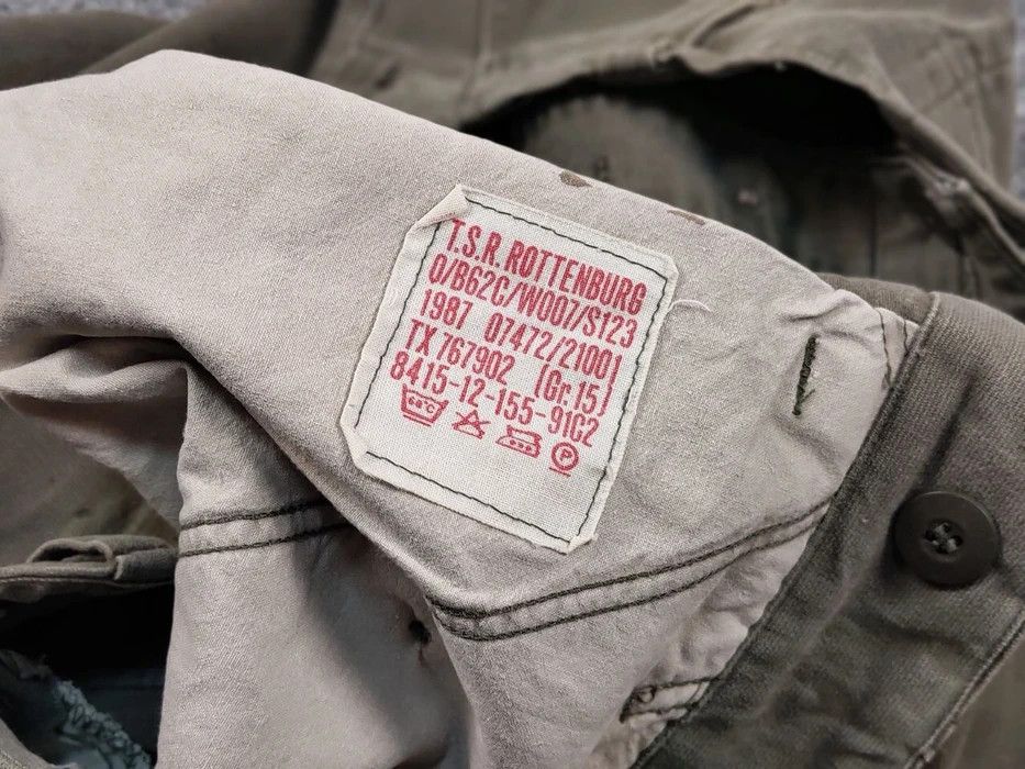 Japanese Brand 🔴 Vintage 80's German Army Military Cargo Trousers Pants Size US 34 / EU 50 - 9 Thumbnail