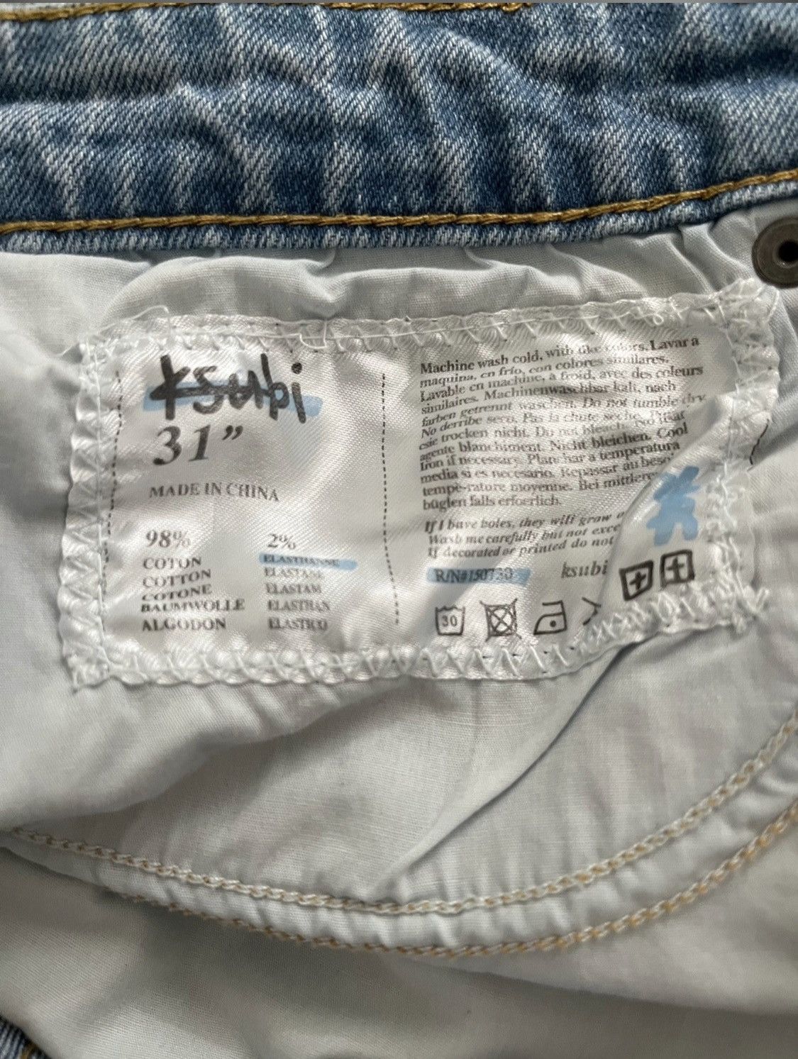 Ksubi Ksubi van wrinkle Size US 31 - 3 Thumbnail