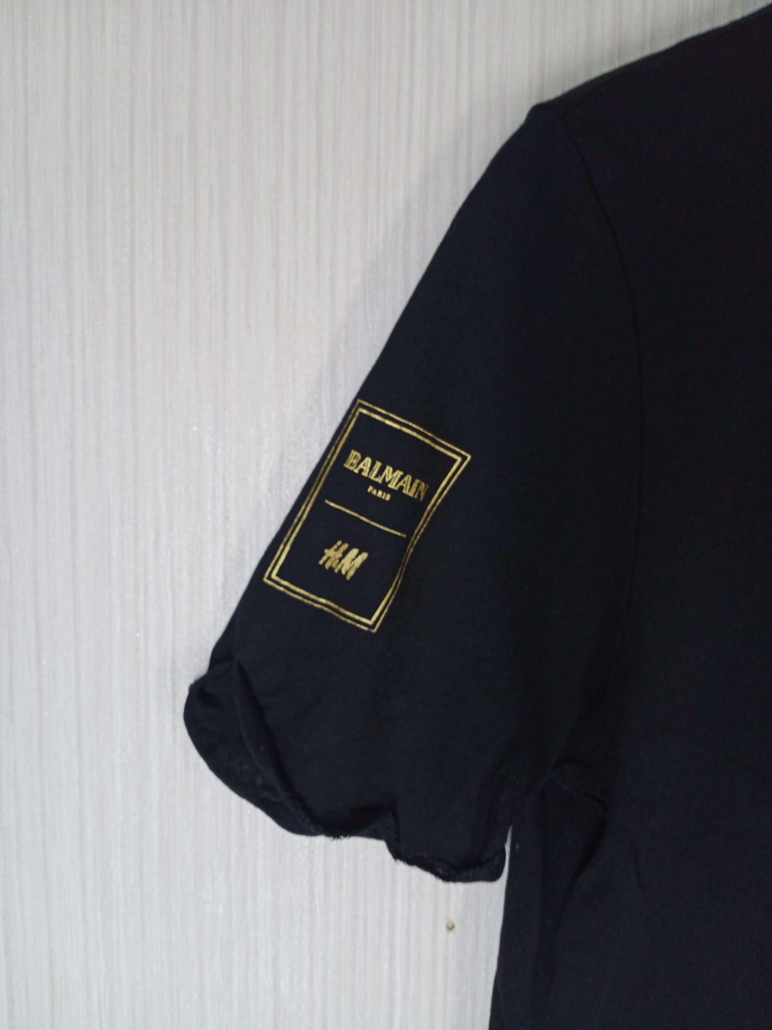 Balmain Balmain X H&M Big Logo Tshirt Size US XS / EU 42 / 0 - 5 Thumbnail