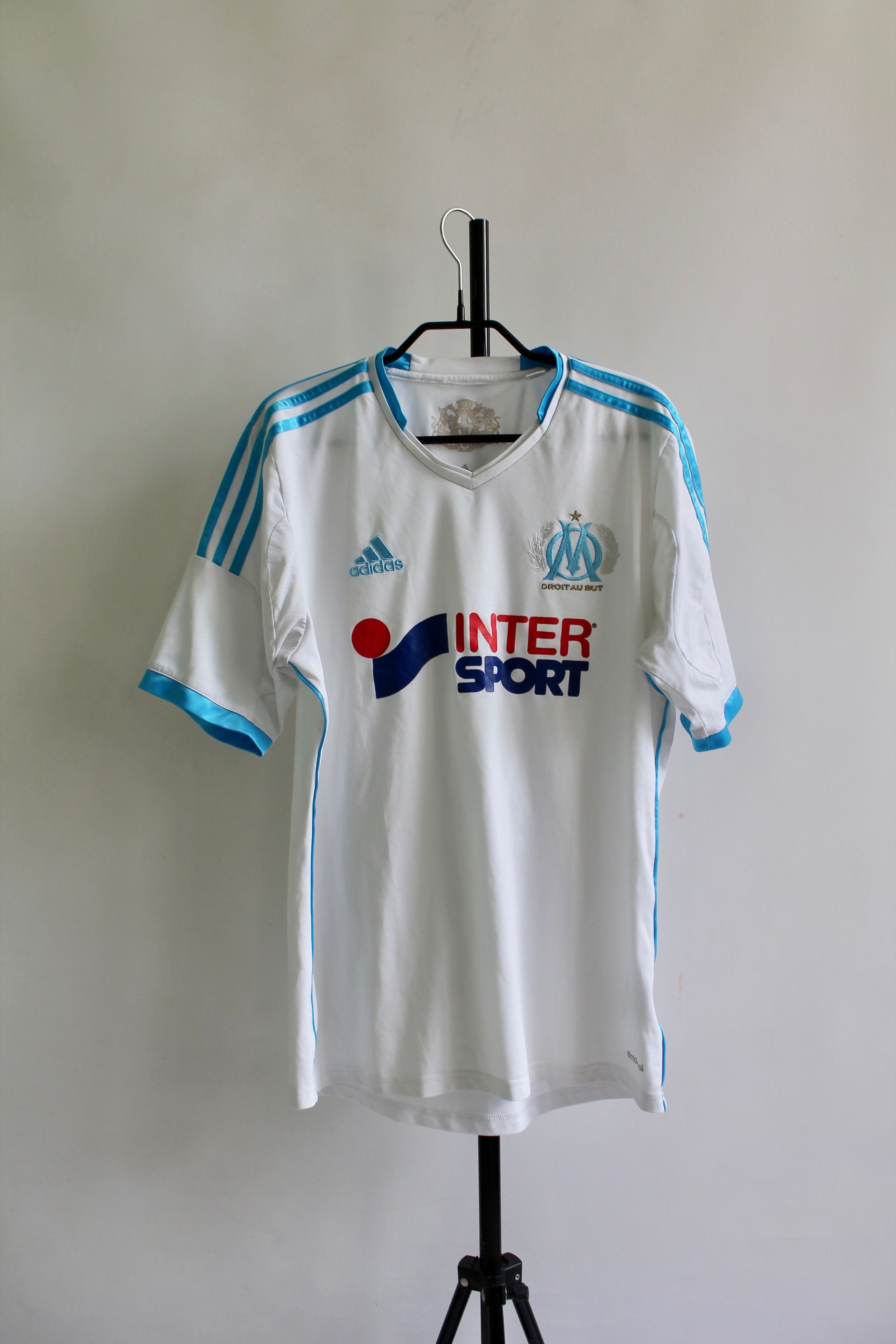 Vintage 2013 - 2014 Adidas Olympique Marseille Home Jersey Size US S / EU 44-46 / 1 - 1 Thumbnail