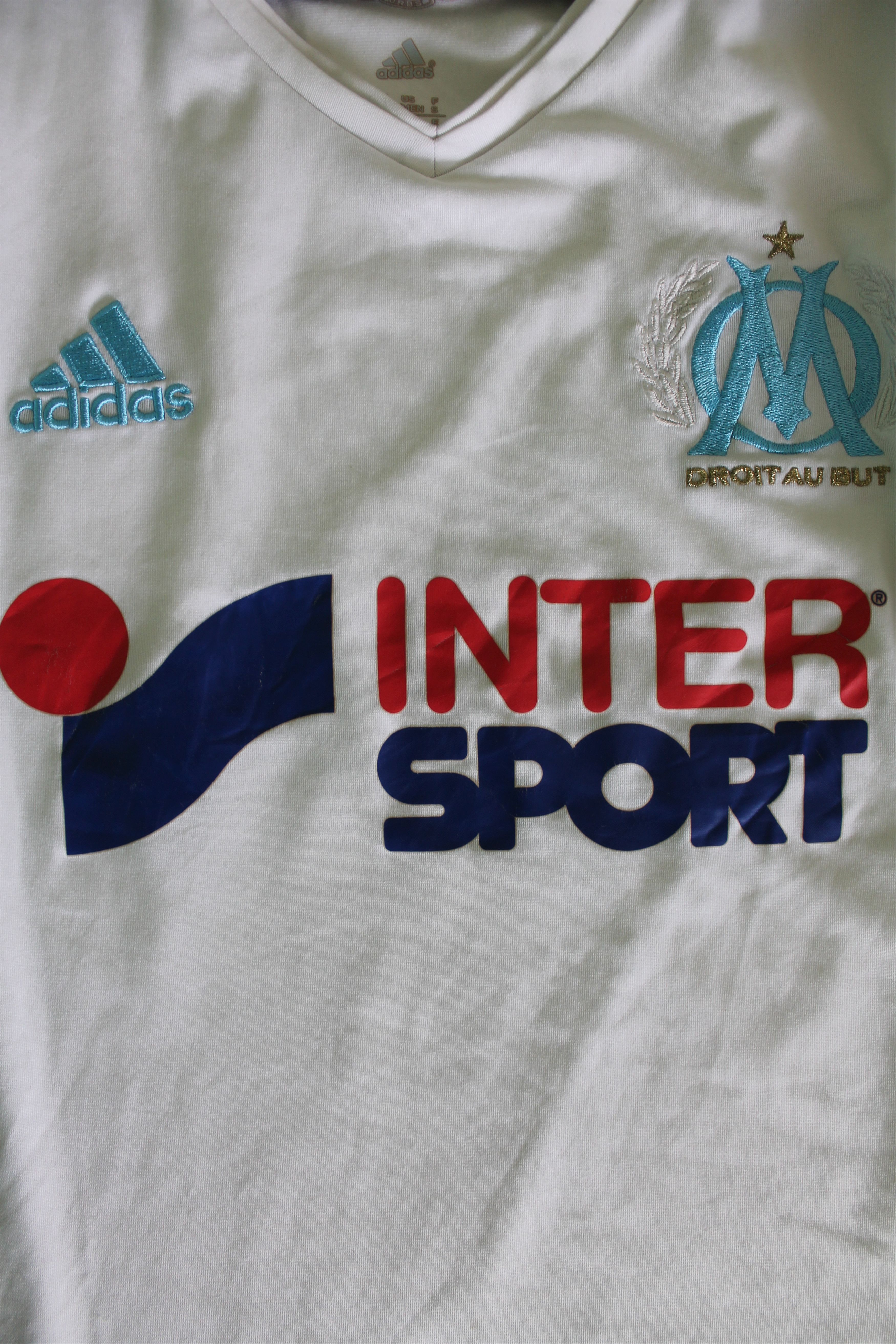 Vintage 2013 - 2014 Adidas Olympique Marseille Home Jersey Size US S / EU 44-46 / 1 - 7 Thumbnail