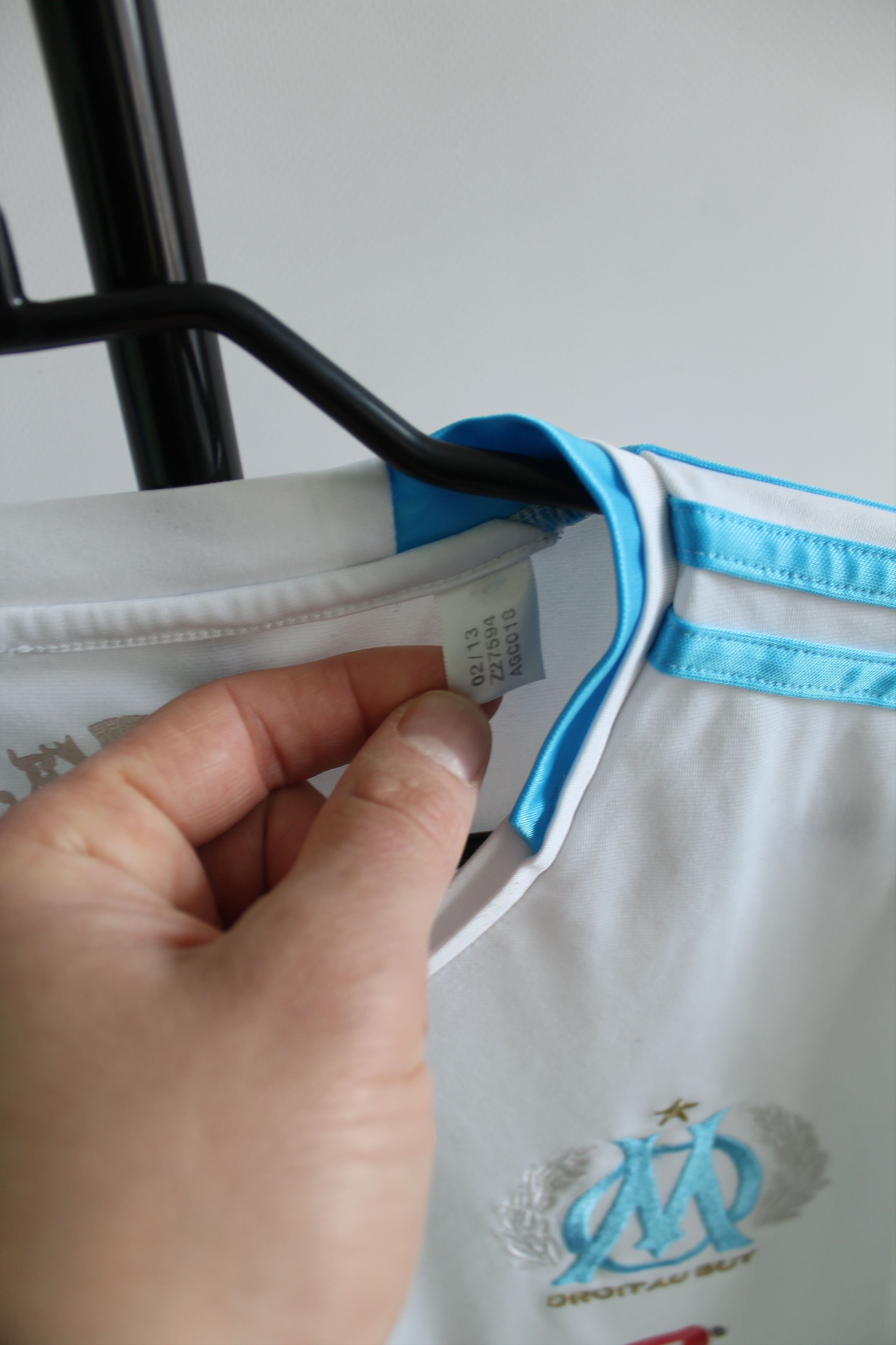 Vintage 2013 - 2014 Adidas Olympique Marseille Home Jersey Size US S / EU 44-46 / 1 - 3 Thumbnail