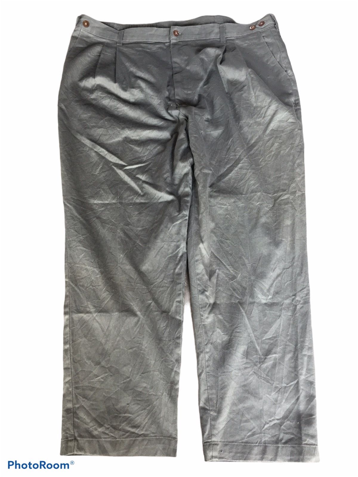 image of Farah Stretch Pants Saiz 45_46 in Green, Men's (Size 44)