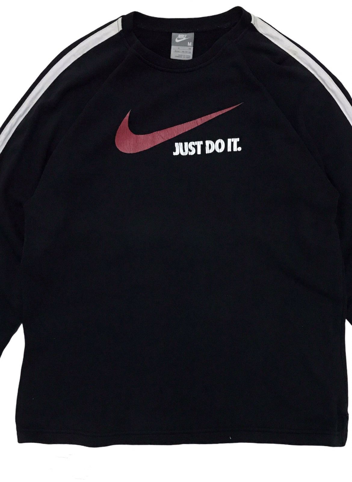 Nike × Vintage Vintage Nike Just Do It Swoosh Spell Out Sweatshirt Rare Size US M / EU 48-50 / 2 - 3 Thumbnail