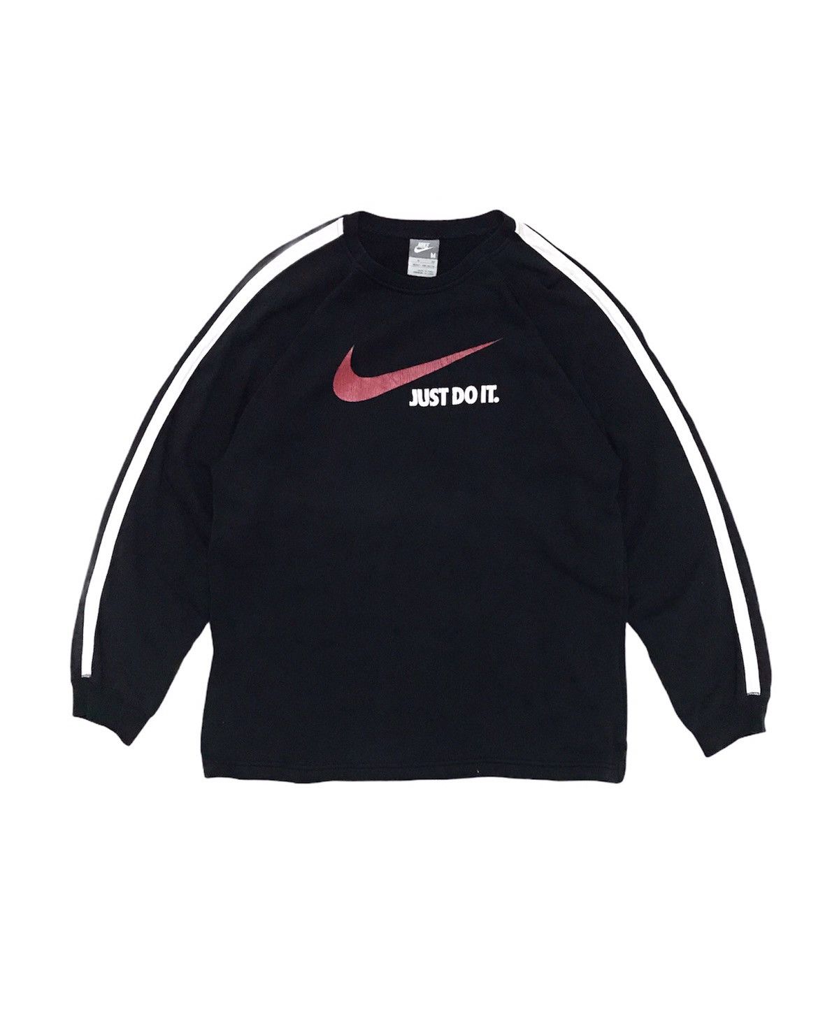 Nike × Vintage Vintage Nike Just Do It Swoosh Spell Out Sweatshirt Rare Size US M / EU 48-50 / 2 - 1 Thumbnail