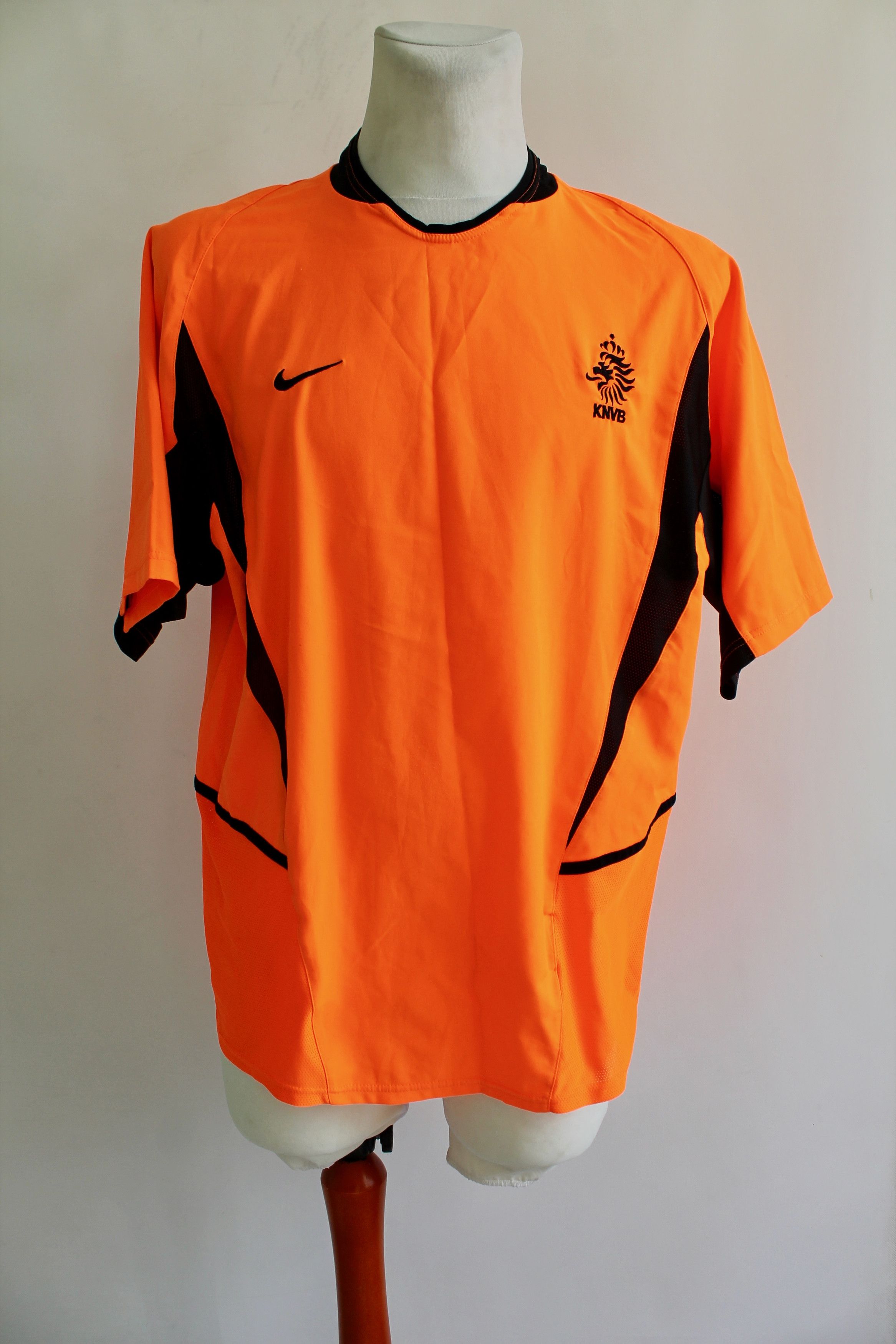 Nike 2002 2004 Nike Holland Netherlands Home Soccer Jersey Size US L / EU 52-54 / 3 - 3 Thumbnail