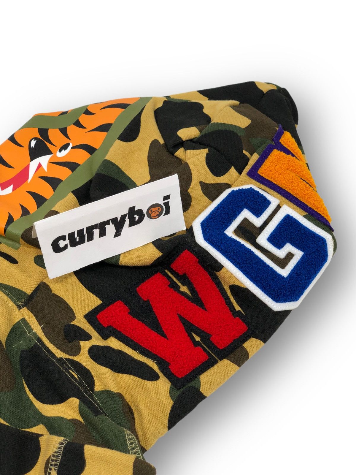 Bape Bape 1st Camo Shark Full Zip Hoodie Yellow Size US S / EU 44-46 / 1 - 5 Thumbnail