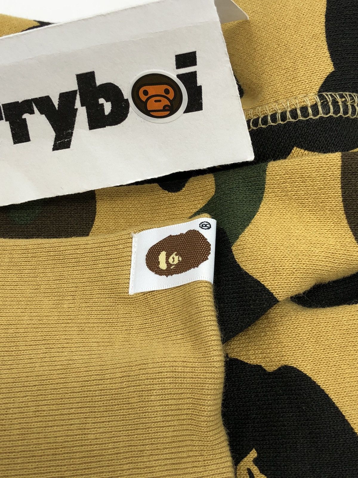Bape Bape 1st Camo Shark Full Zip Hoodie Yellow Size US S / EU 44-46 / 1 - 8 Thumbnail