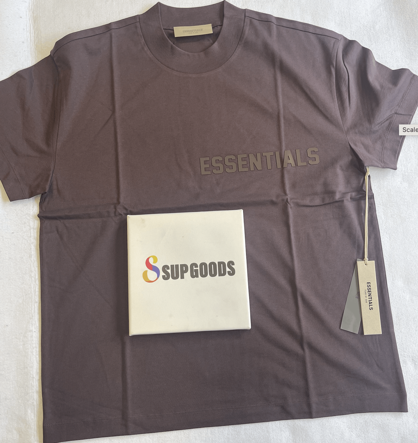 Fear of God 🔥 Fear of God Essentials T-shirt Color Plum Sz (XL) Size US XL / EU 56 / 4 - 5 Thumbnail