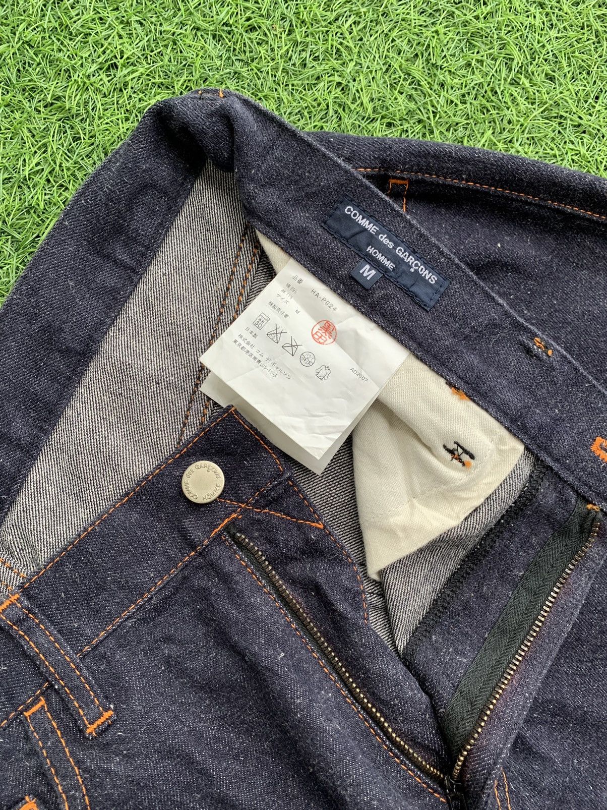 Comme des Garcons Homme Plus vintage AD2007 Dark Blue comme des cargon homme jeans Size US 34 / EU 50 - 8 Thumbnail