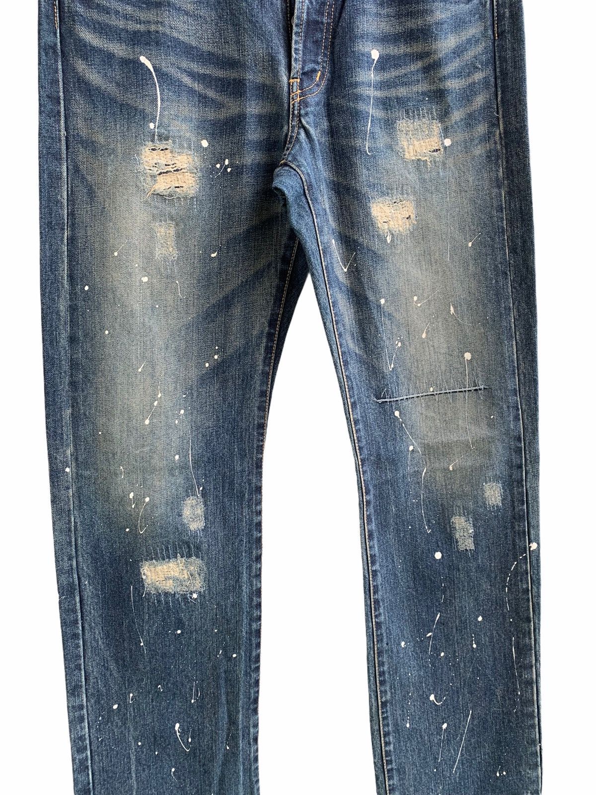 Takeo Kikuchi Takeo Kikuchi Japan Splattered Paint Denim Size US 32 / EU 48 - 5 Thumbnail
