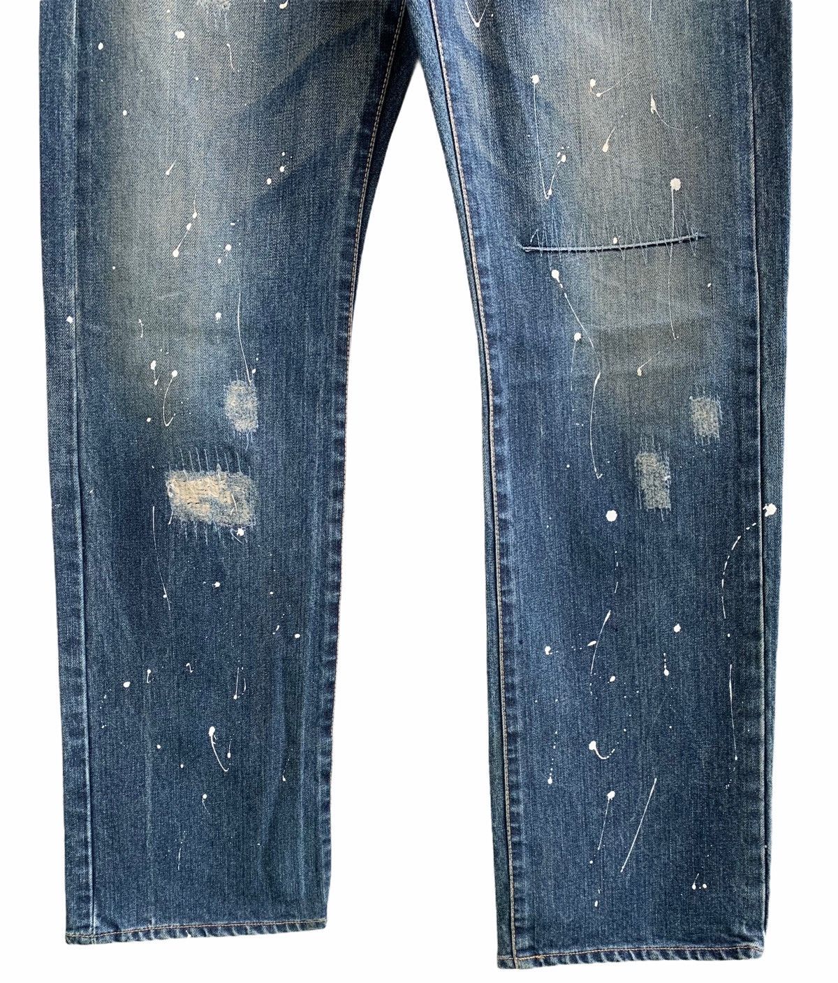 Takeo Kikuchi Takeo Kikuchi Japan Splattered Paint Denim Size US 32 / EU 48 - 7 Thumbnail