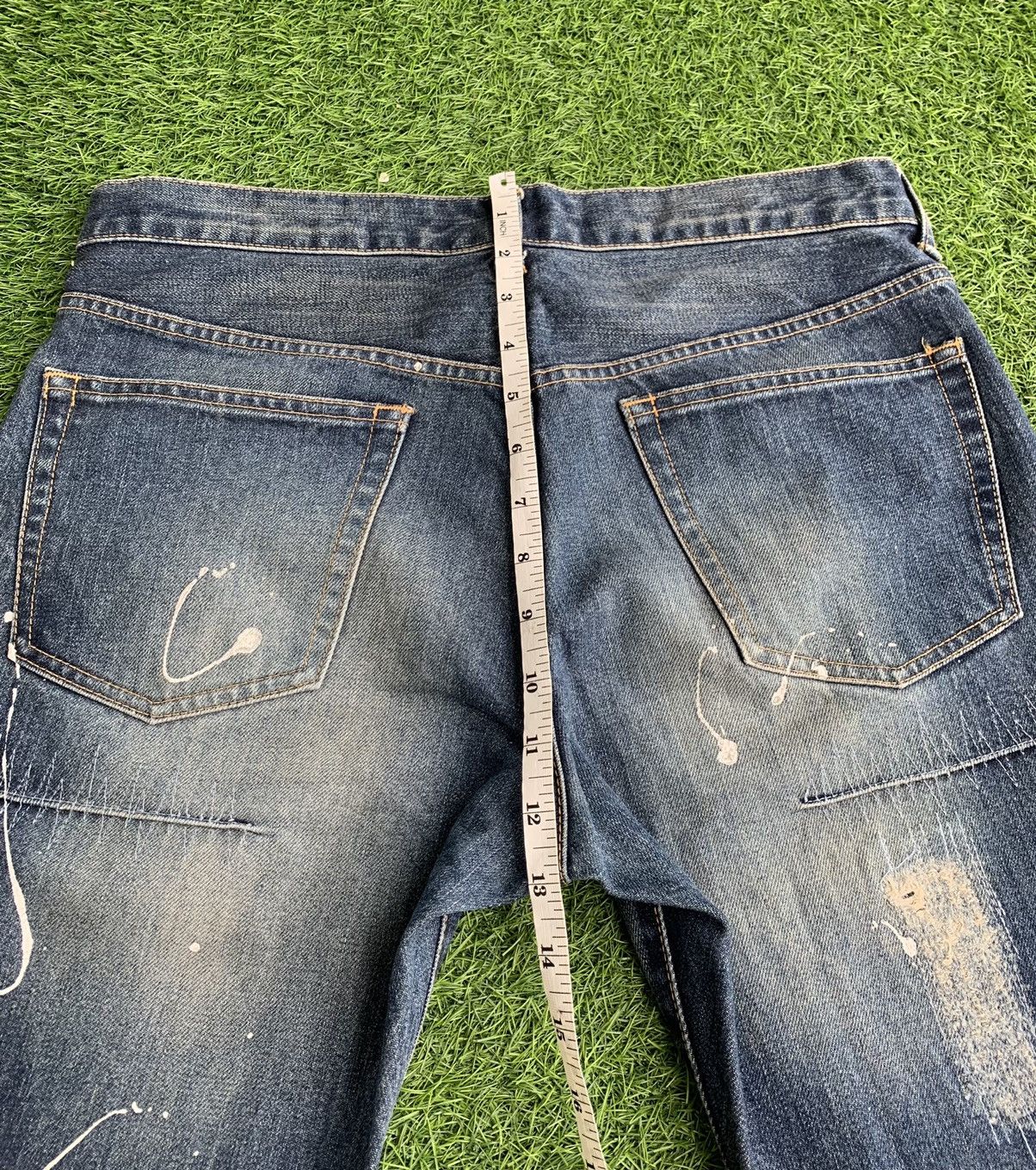 Takeo Kikuchi Takeo Kikuchi Japan Splattered Paint Denim Size US 32 / EU 48 - 14 Thumbnail