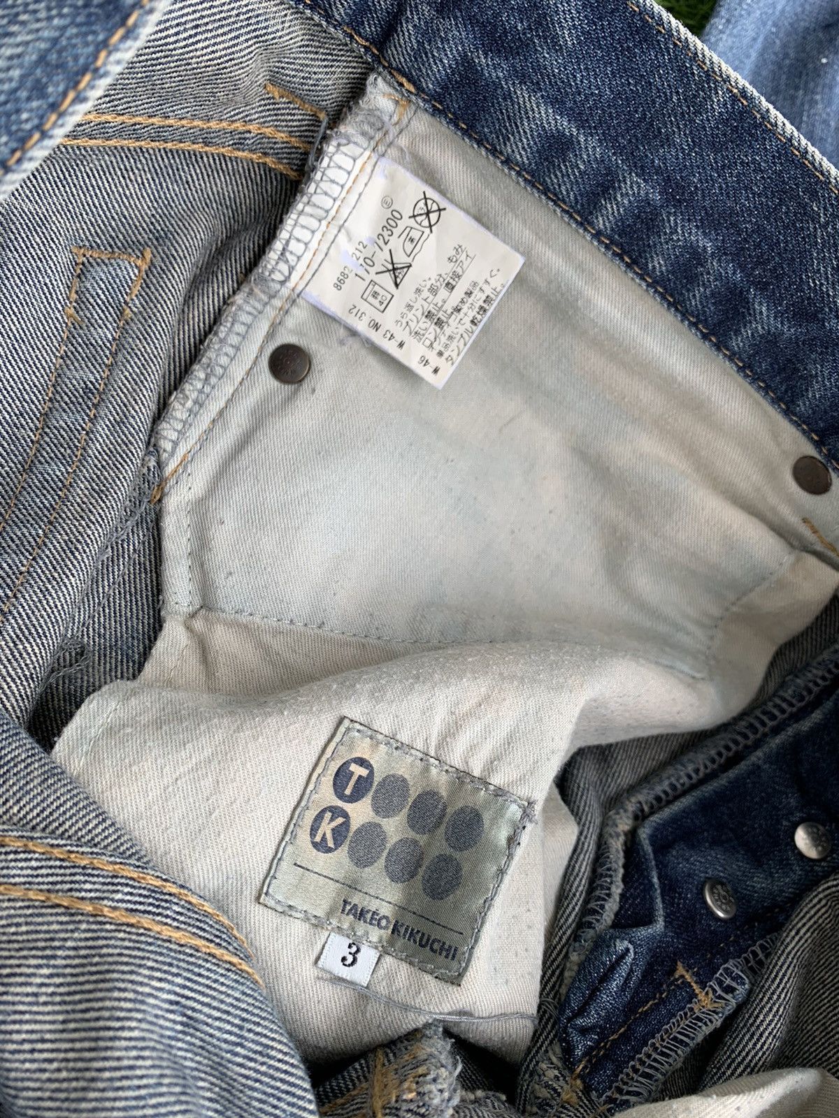 Takeo Kikuchi Takeo Kikuchi Japan Splattered Paint Denim Size US 32 / EU 48 - 10 Thumbnail