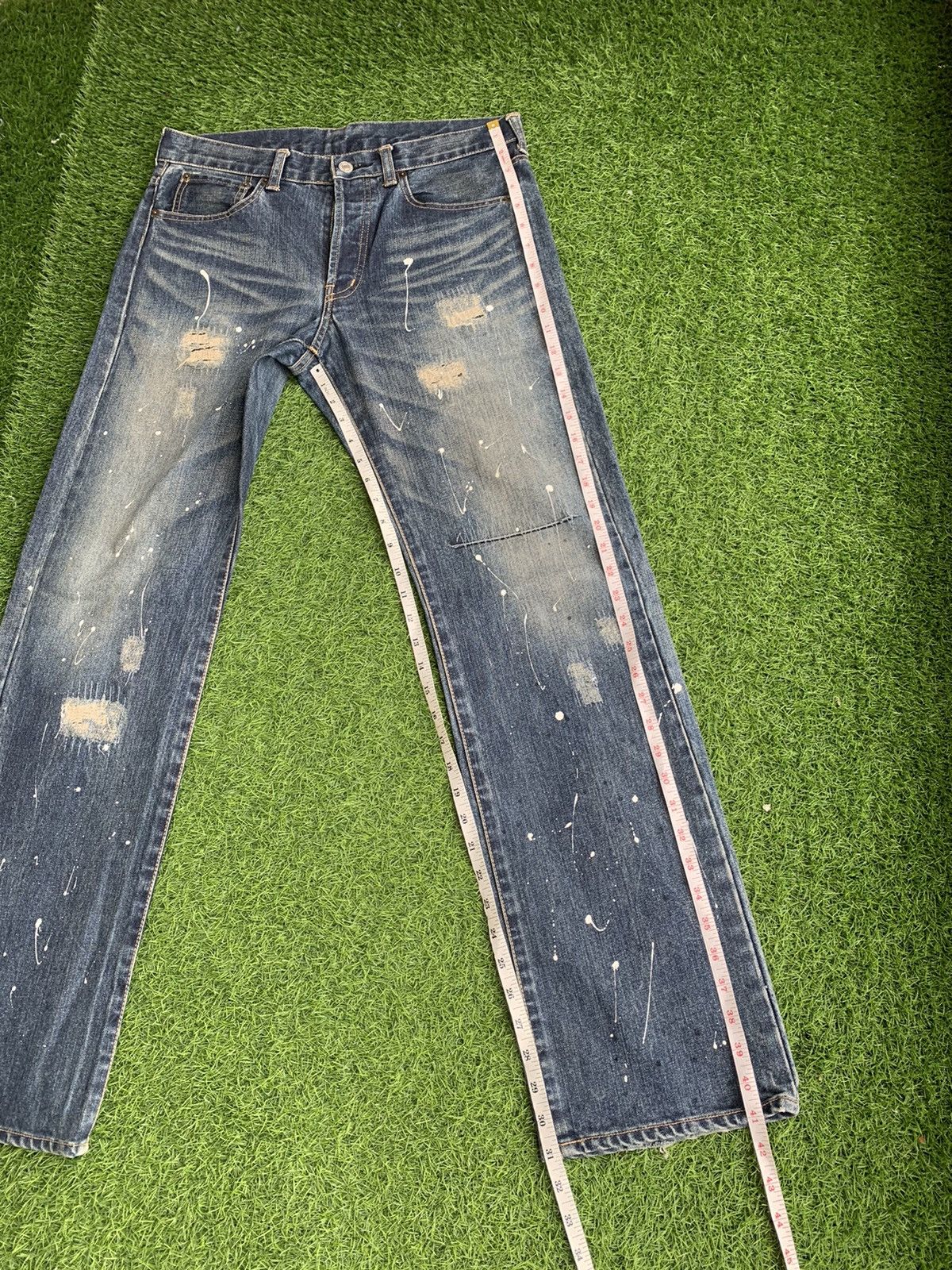 Takeo Kikuchi Takeo Kikuchi Japan Splattered Paint Denim Size US 32 / EU 48 - 16 Thumbnail