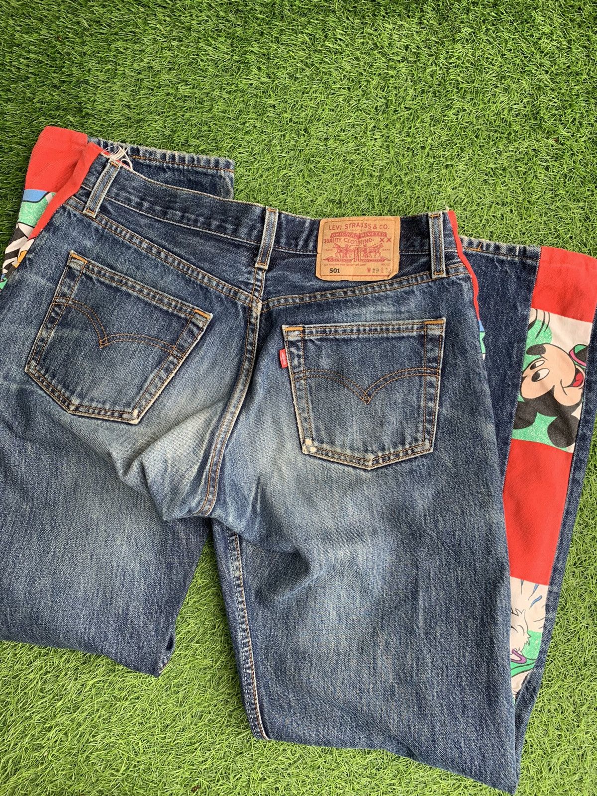 Levi's Vintage Levis Custom made micky&donaldduck Denim Size US 32 / EU 48 - 15 Thumbnail