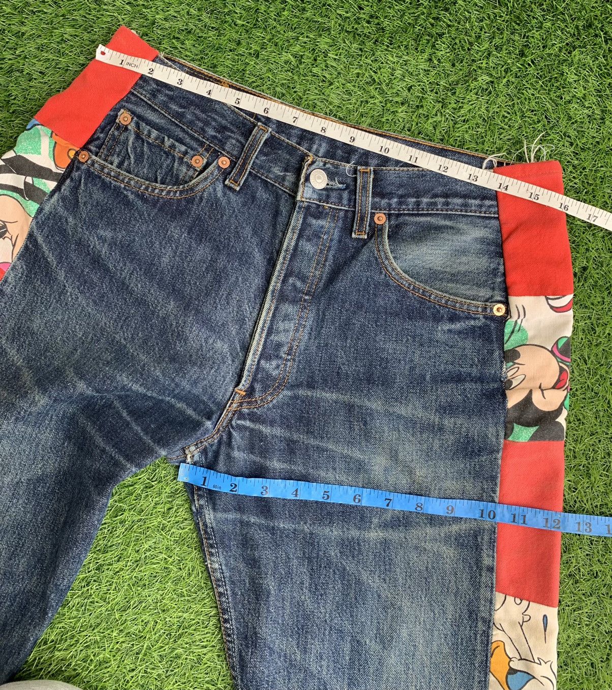 Levi's Vintage Levis Custom made micky&donaldduck Denim Size US 32 / EU 48 - 10 Thumbnail
