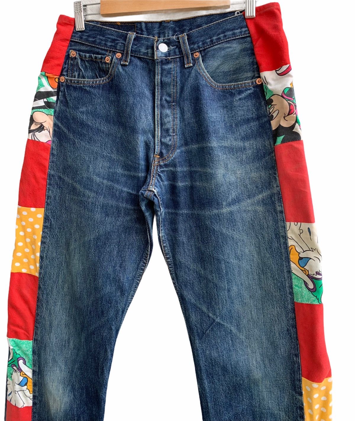 Levi's Vintage Levis Custom made micky&donaldduck Denim Size US 32 / EU 48 - 6 Thumbnail