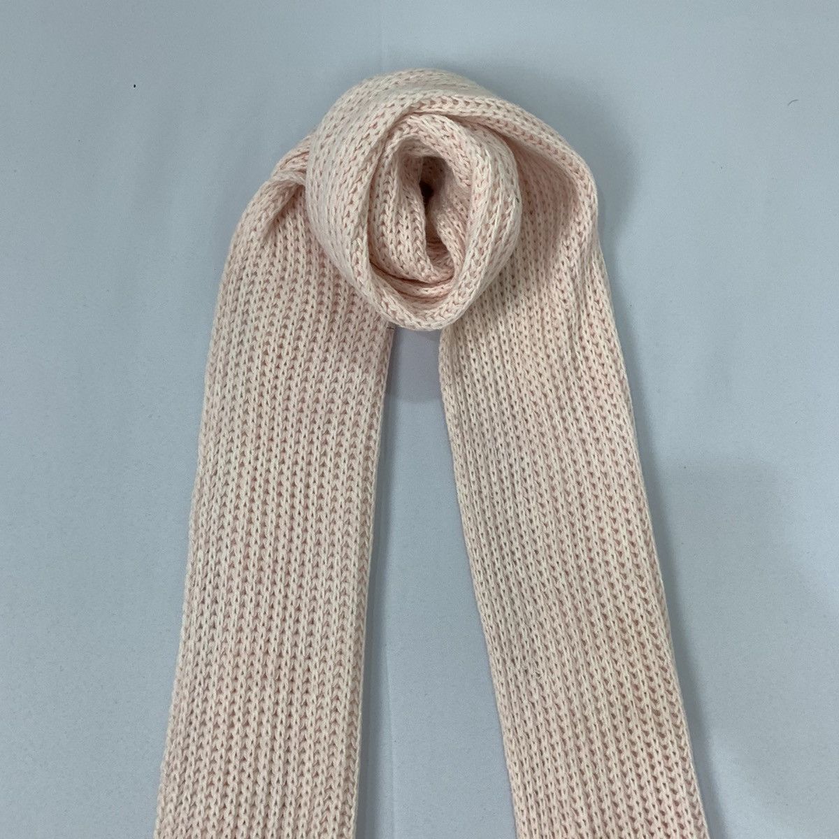 Other × Playboy PLAYBOY Pleat Honeycomb Crochet Aran Knitwear Muffler Scarf Size ONE SIZE - 4 Thumbnail
