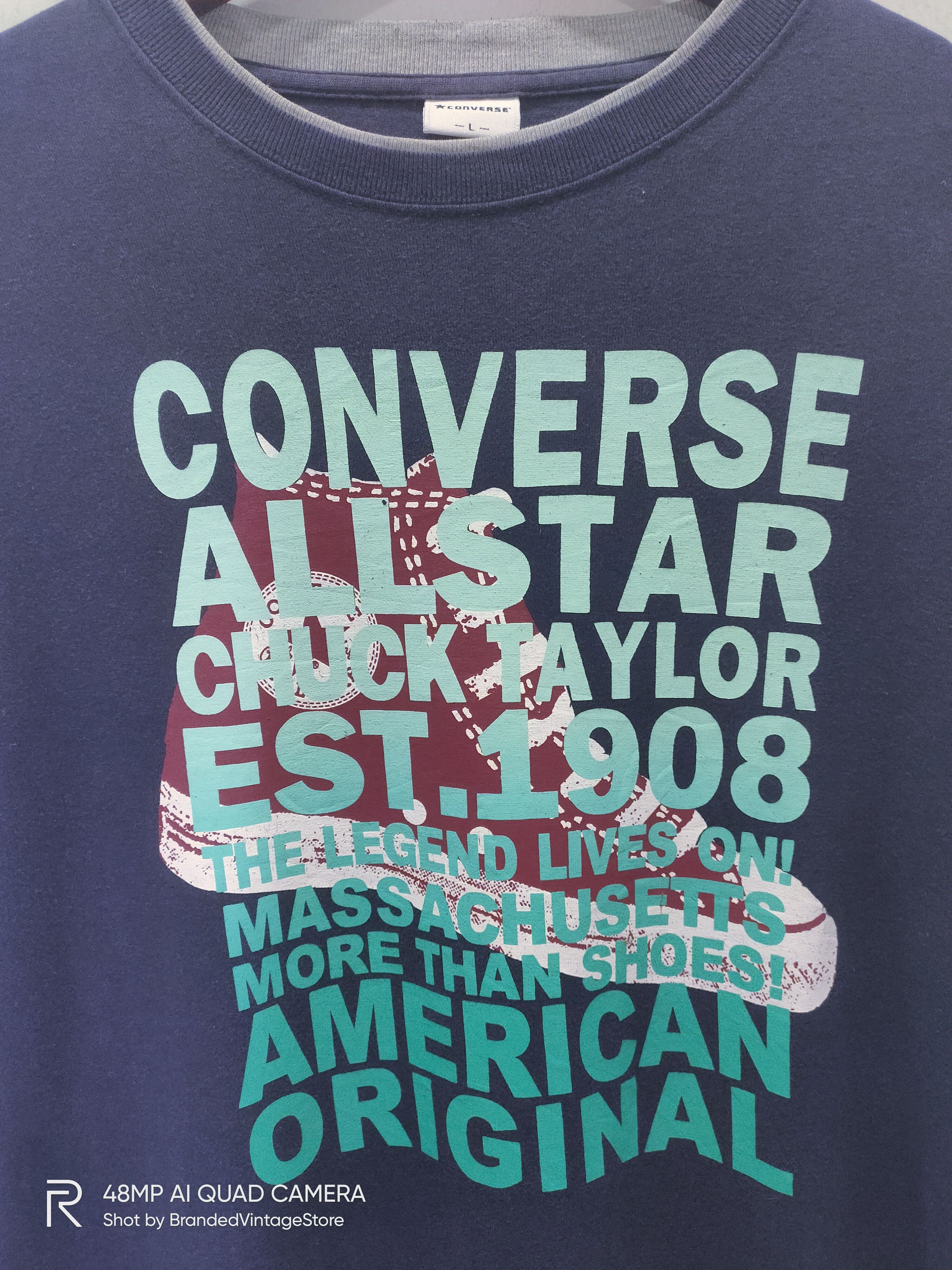 Converse CONVERSE Sneaker American Original Double LongSleeve TShirt Size US L / EU 52-54 / 3 - 3 Thumbnail